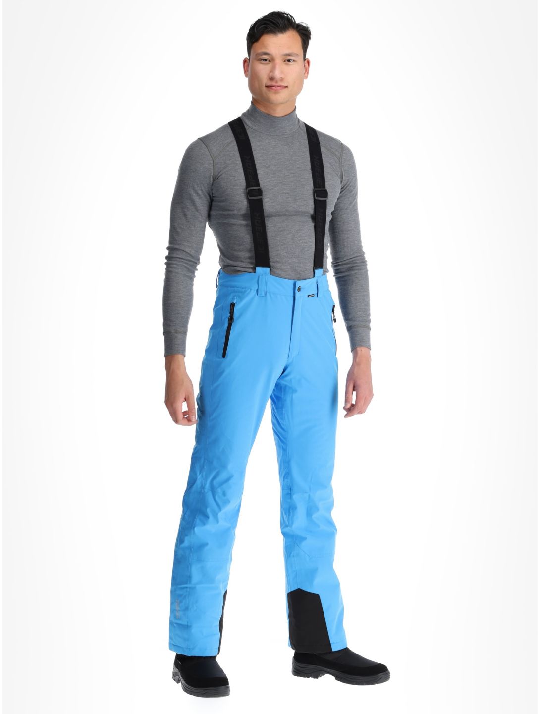 Icepeak, Freiberg BA Skibroek Gevoerd long model heren Sky Blue Blauw 