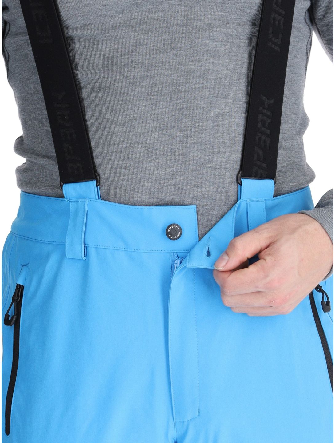 Icepeak, Freiberg BA Skibroek Gevoerd short model heren Sky Blue Blauw 