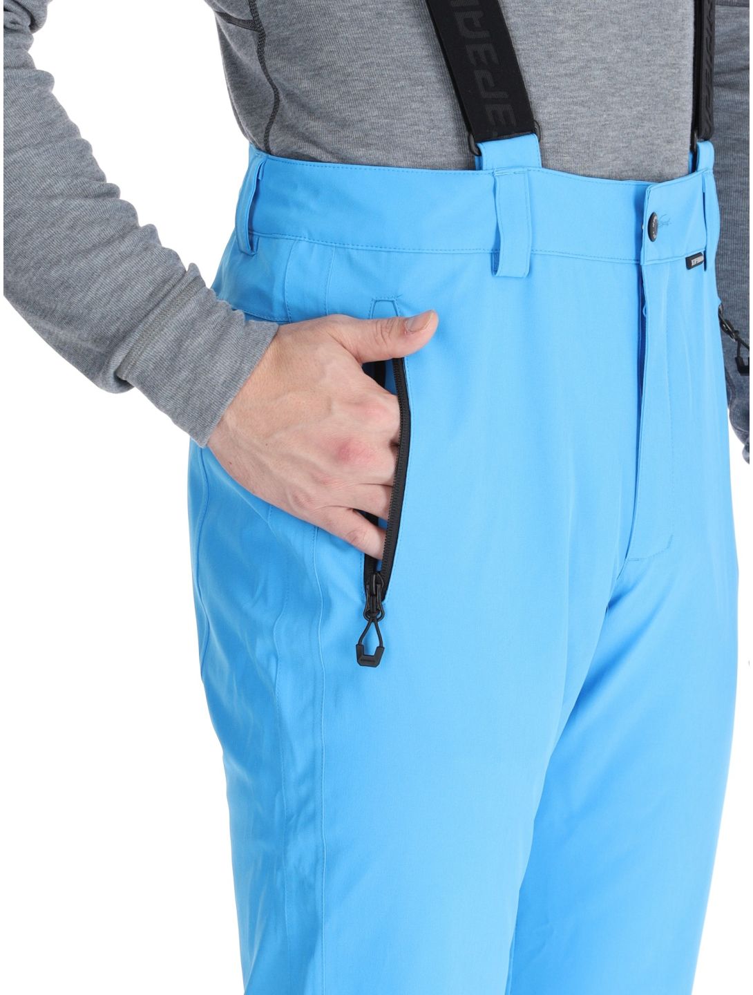 Icepeak, Freiberg BA Skibroek Gevoerd short model heren Sky Blue Blauw 