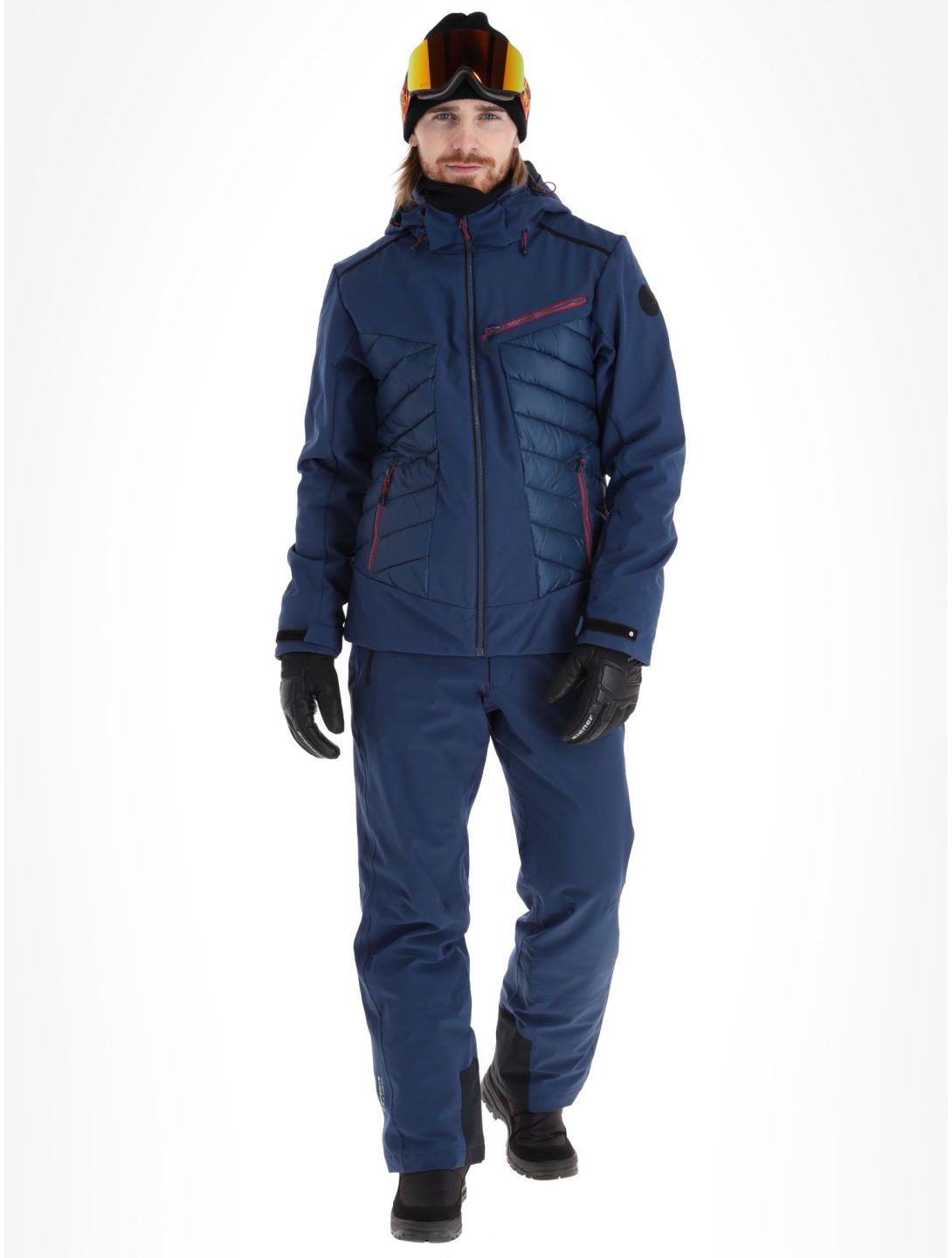 Icepeak, Fremont AA Jas gevoerd heren Dark Blue Blauw 