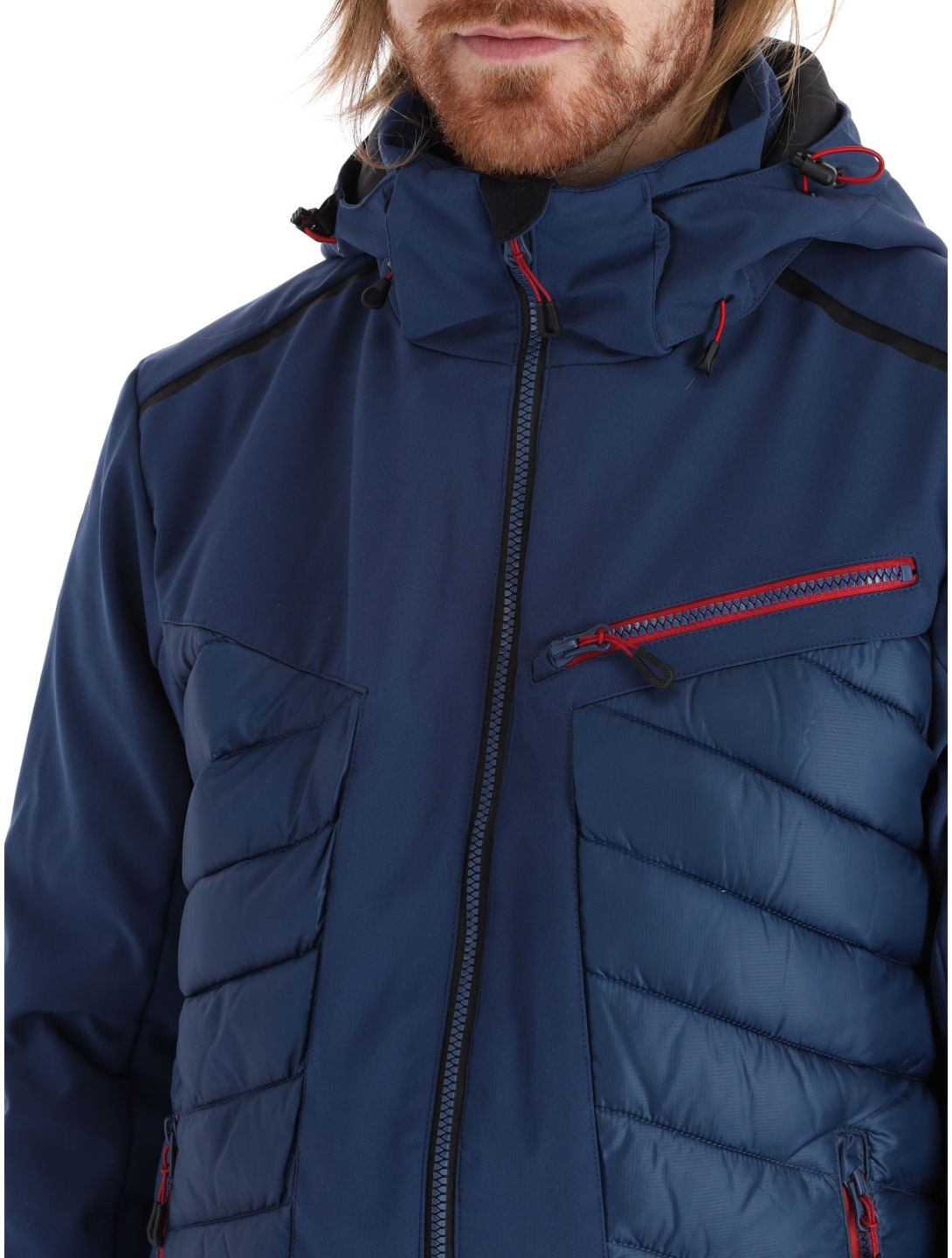 Icepeak, Fremont AA Jas gevoerd heren Dark Blue Blauw 