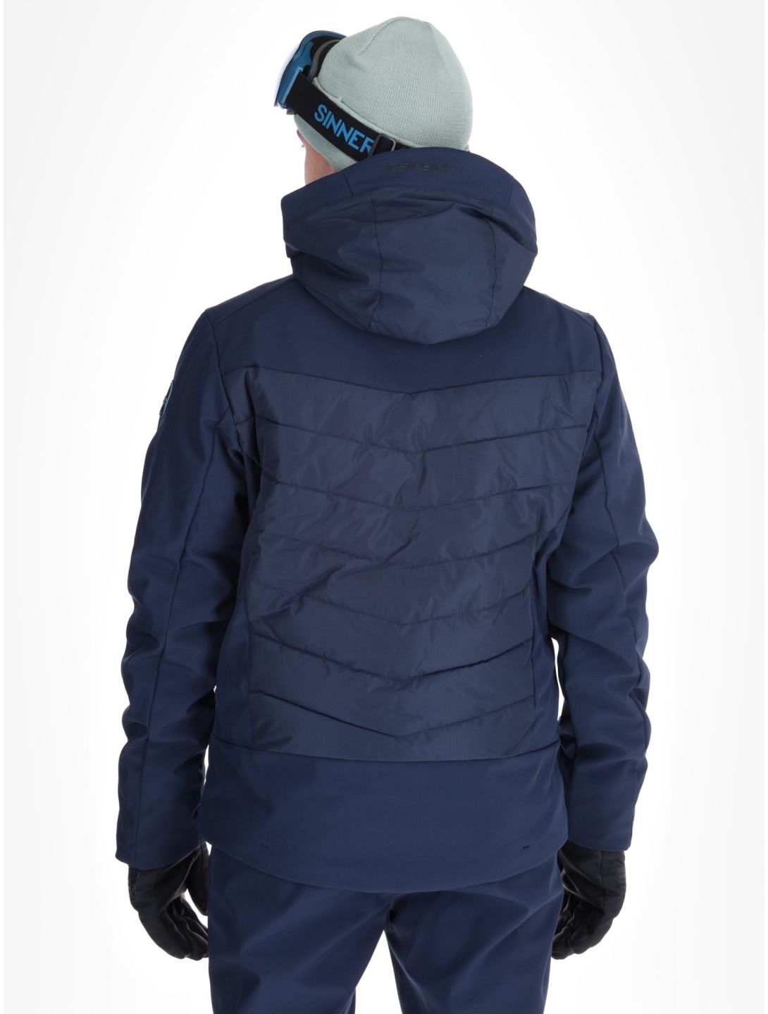 Icepeak, Fremont AA Jas gevoerd heren Dark Blue Blauw 