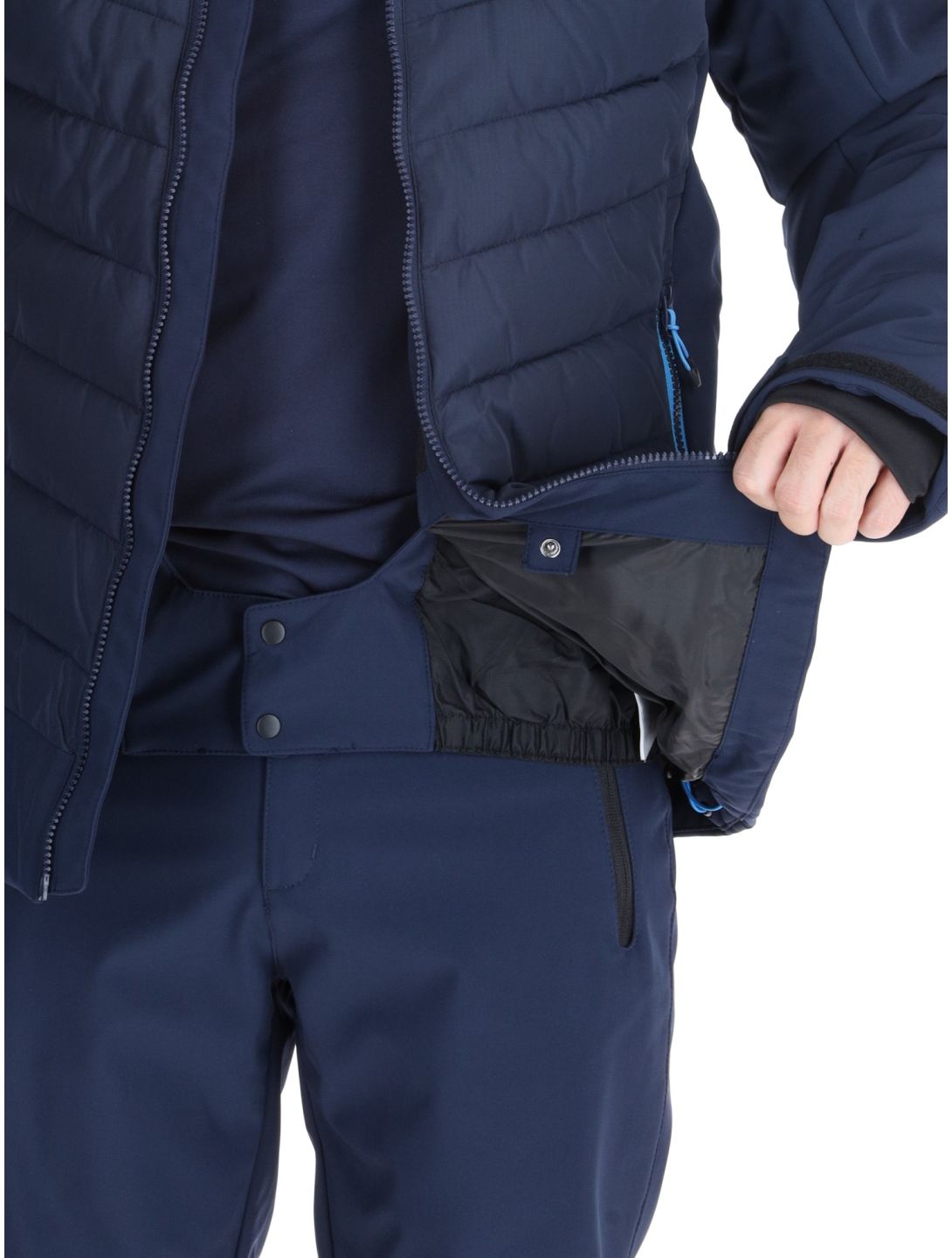 Icepeak, Fremont AA Jas gevoerd heren Dark Blue Blauw 