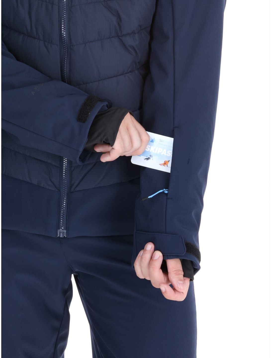 Icepeak, Fremont AA Jas gevoerd heren Dark Blue Blauw 