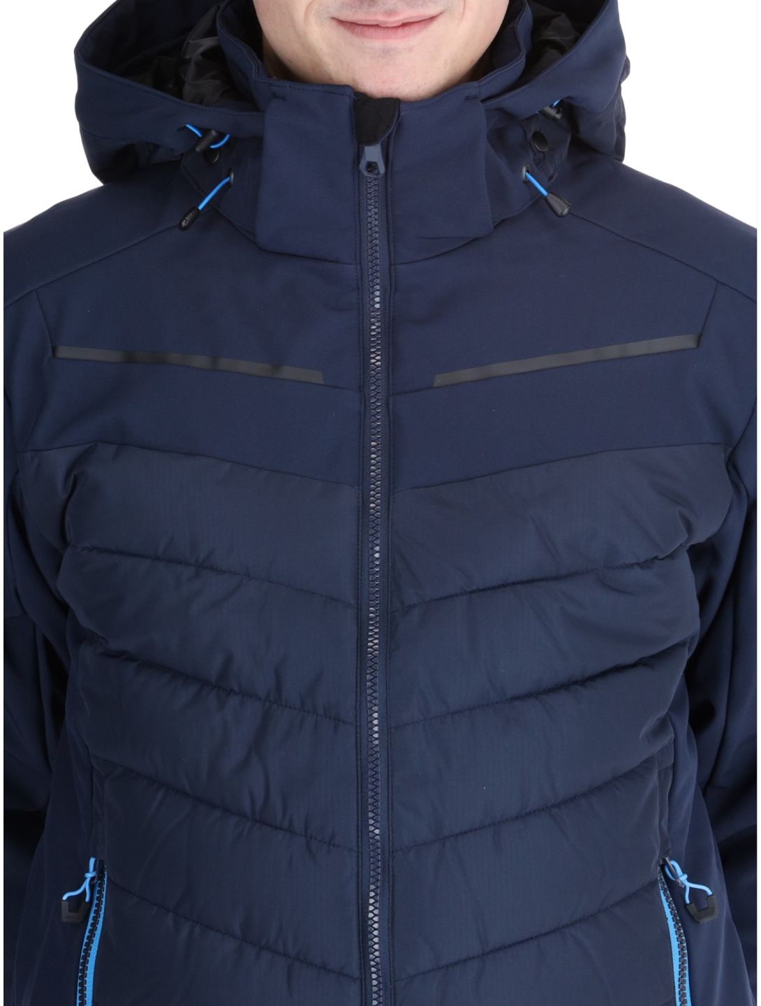 Icepeak, Fremont AA Jas gevoerd heren Dark Blue Blauw 