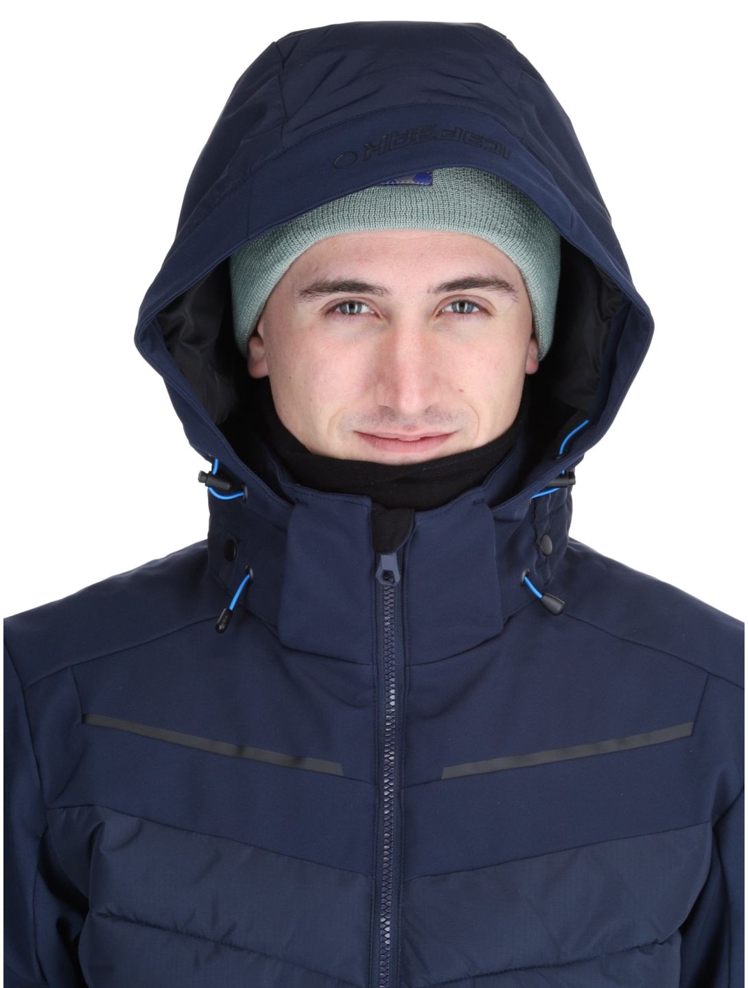 Icepeak, Fremont AA Jas gevoerd heren Dark Blue Blauw 