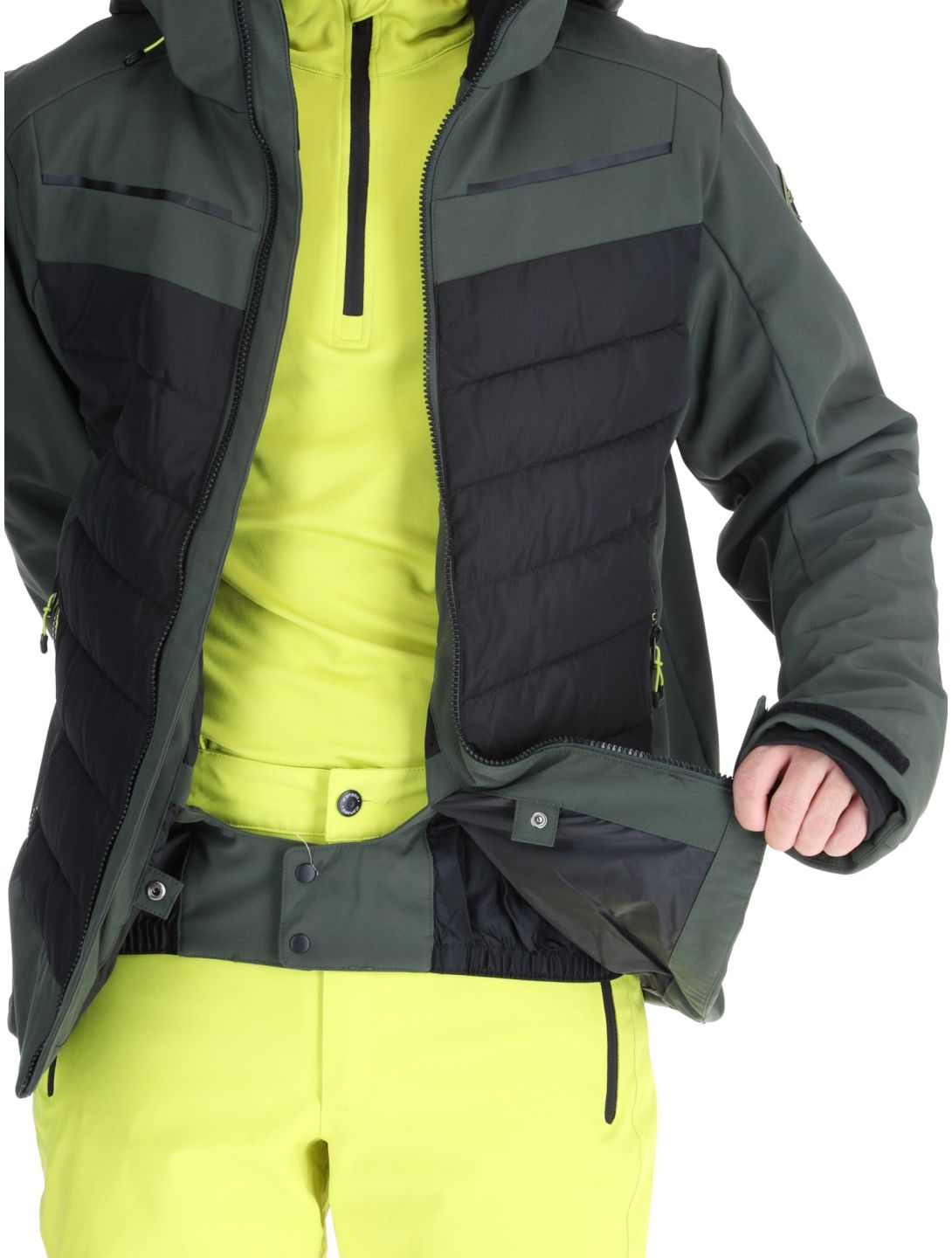 Icepeak, Fremont AA Jas gevoerd heren Dark Olive Groen 