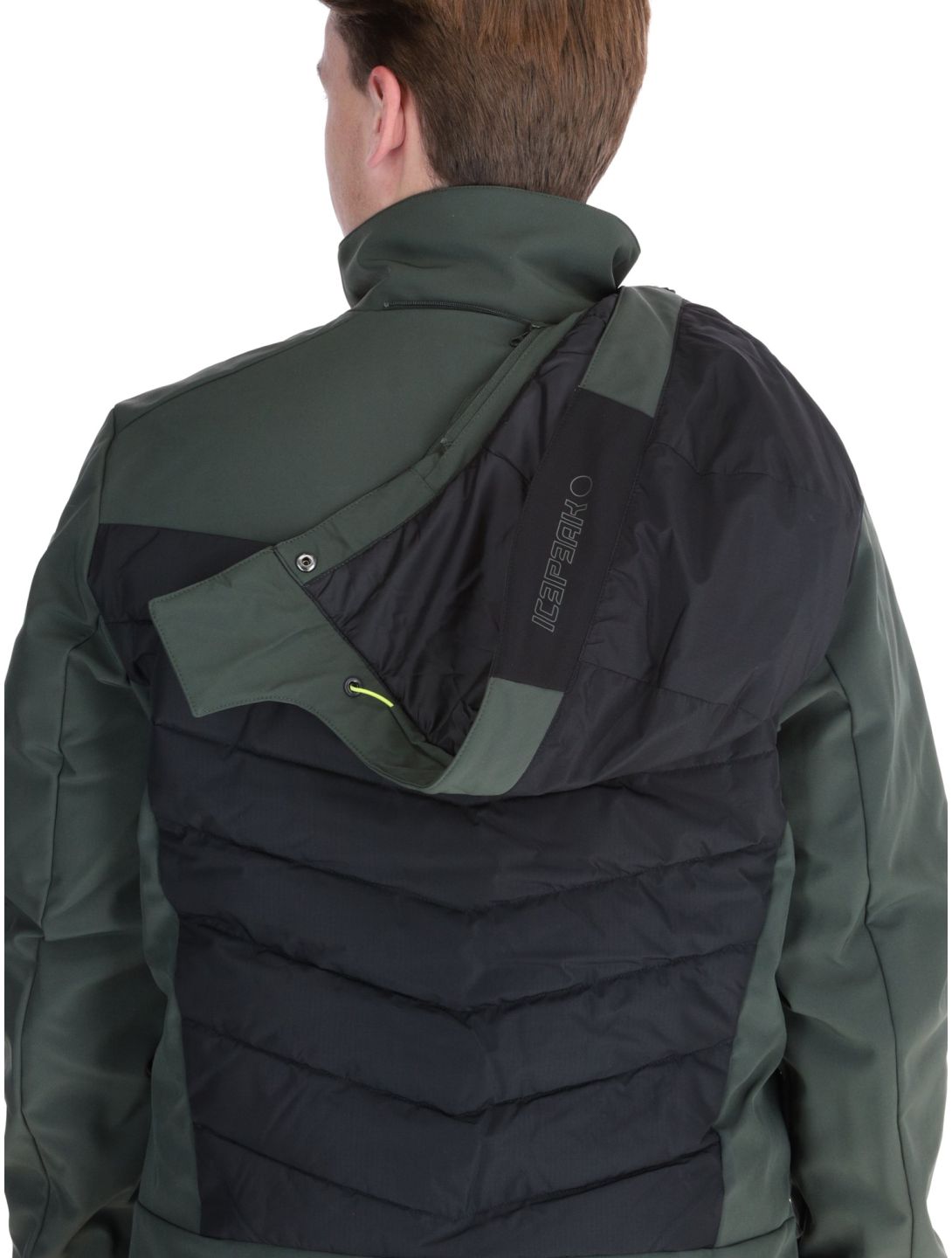 Icepeak, Fremont AA Jas gevoerd heren Dark Olive Groen 