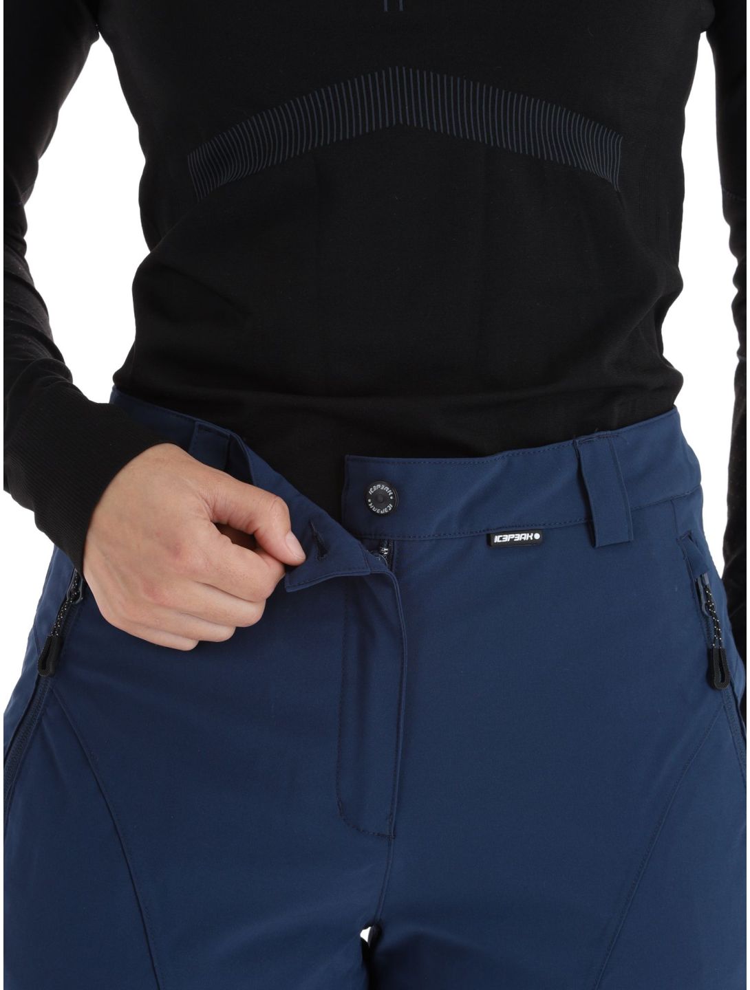 Icepeak, Freyung skibroek kort model dames Dark Blue blauw 