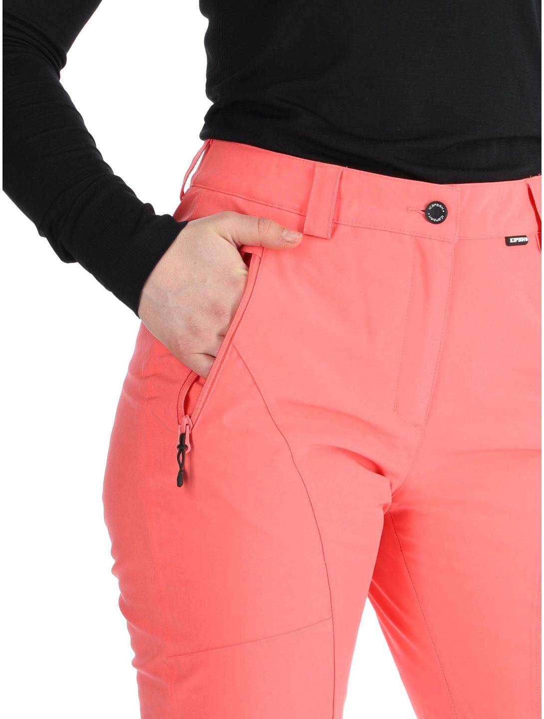 Icepeak, Freyung BA Skibroek Gevoerd short model dames Pink Roze 