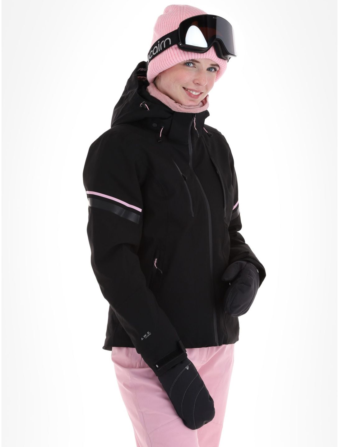 Icepeak, Friona AA Jas gevoerd dames Black Zwart 