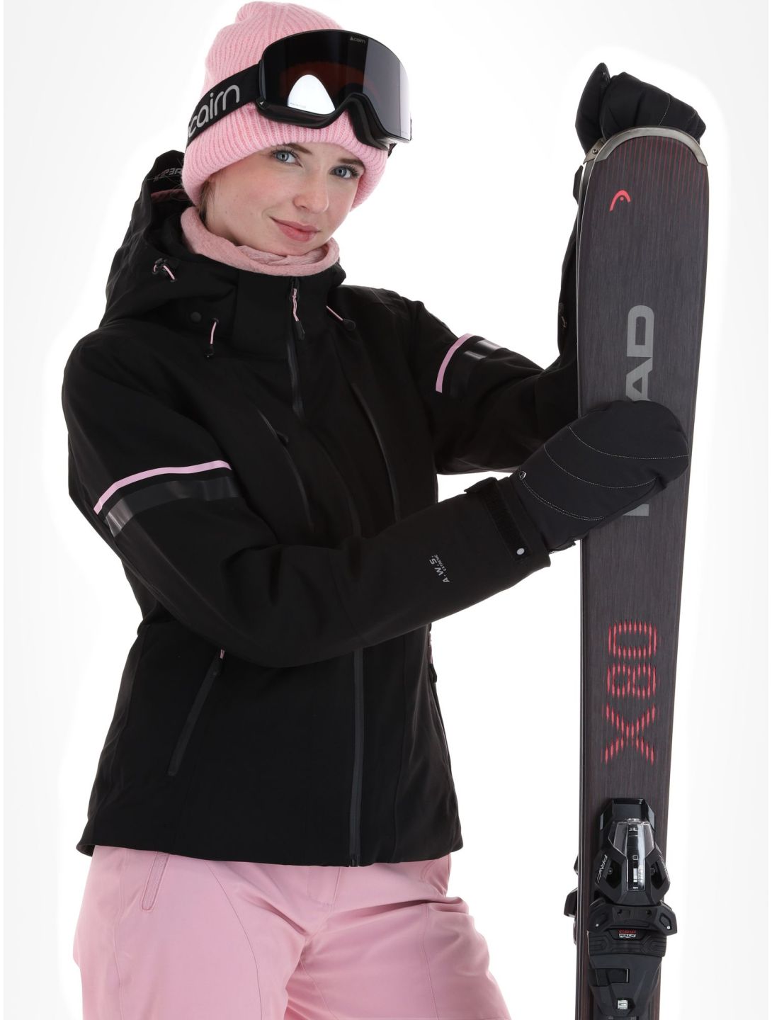 Icepeak, Friona AA Jas gevoerd dames Black Zwart 