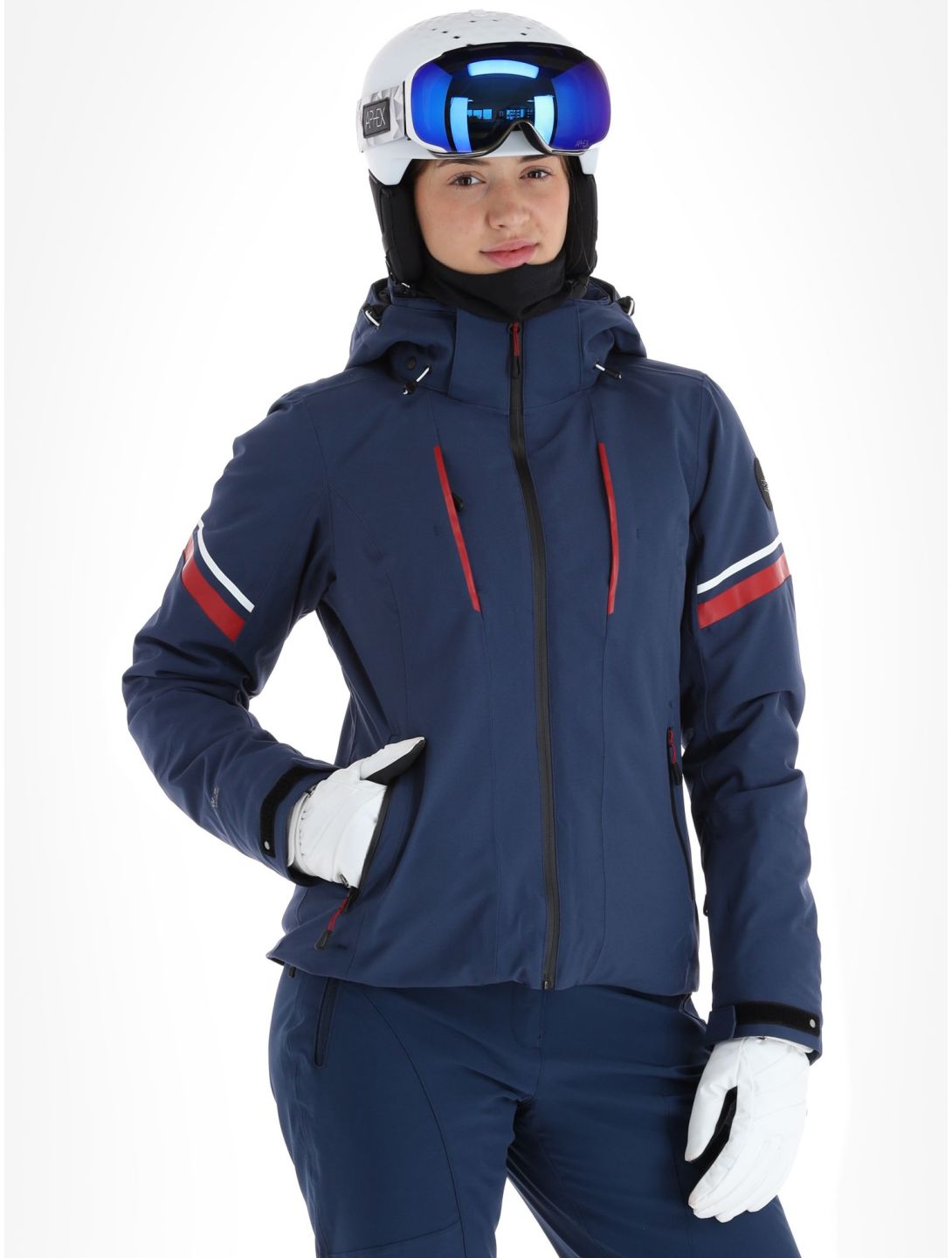 Icepeak, Friona AA Jas gevoerd dames Dark Blue Blauw 