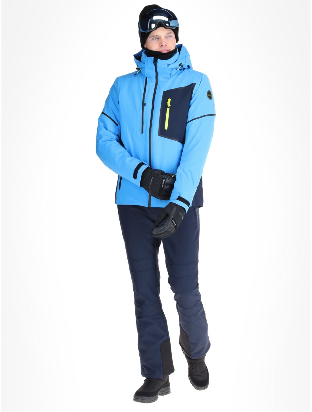 Icepeak, Frisco AA Jas gevoerd heren Sky Blue Blauw 