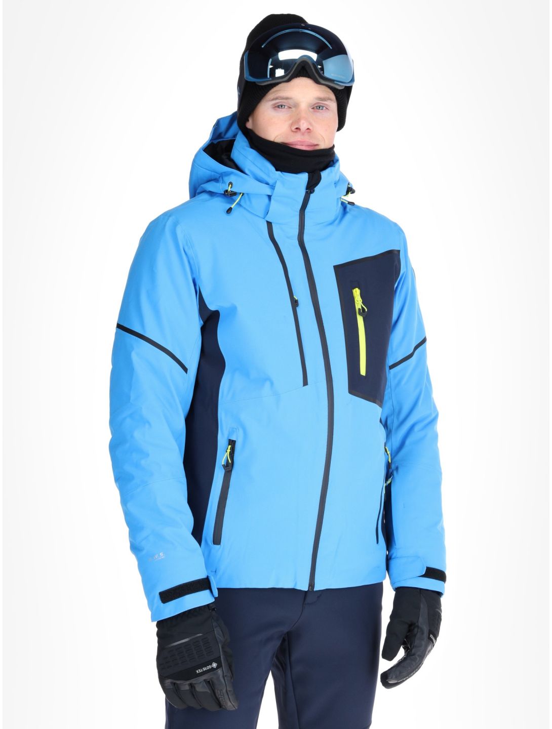 Icepeak, Frisco AA Jas gevoerd heren Sky Blue Blauw 