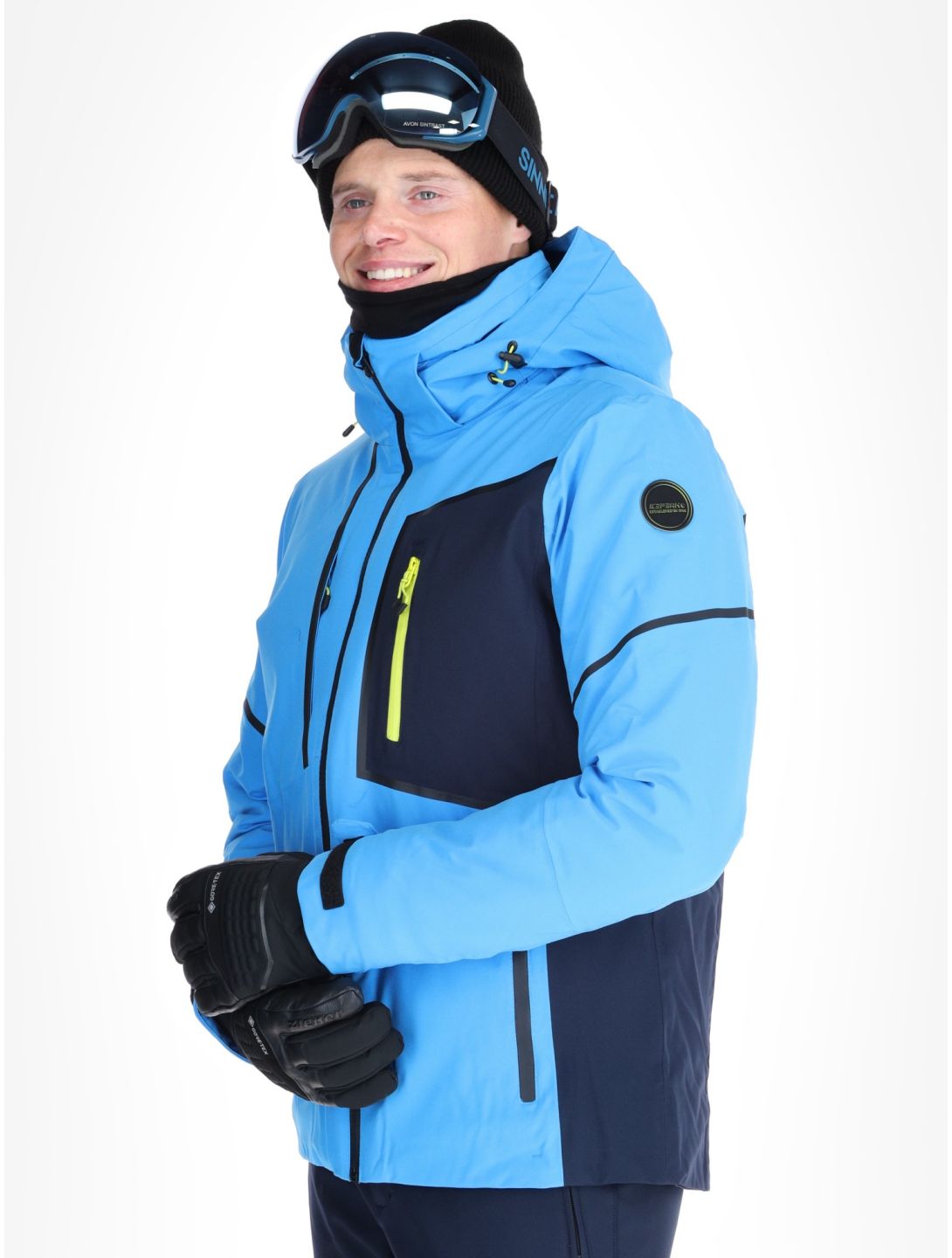 Icepeak, Frisco AA Jas gevoerd heren Sky Blue Blauw 