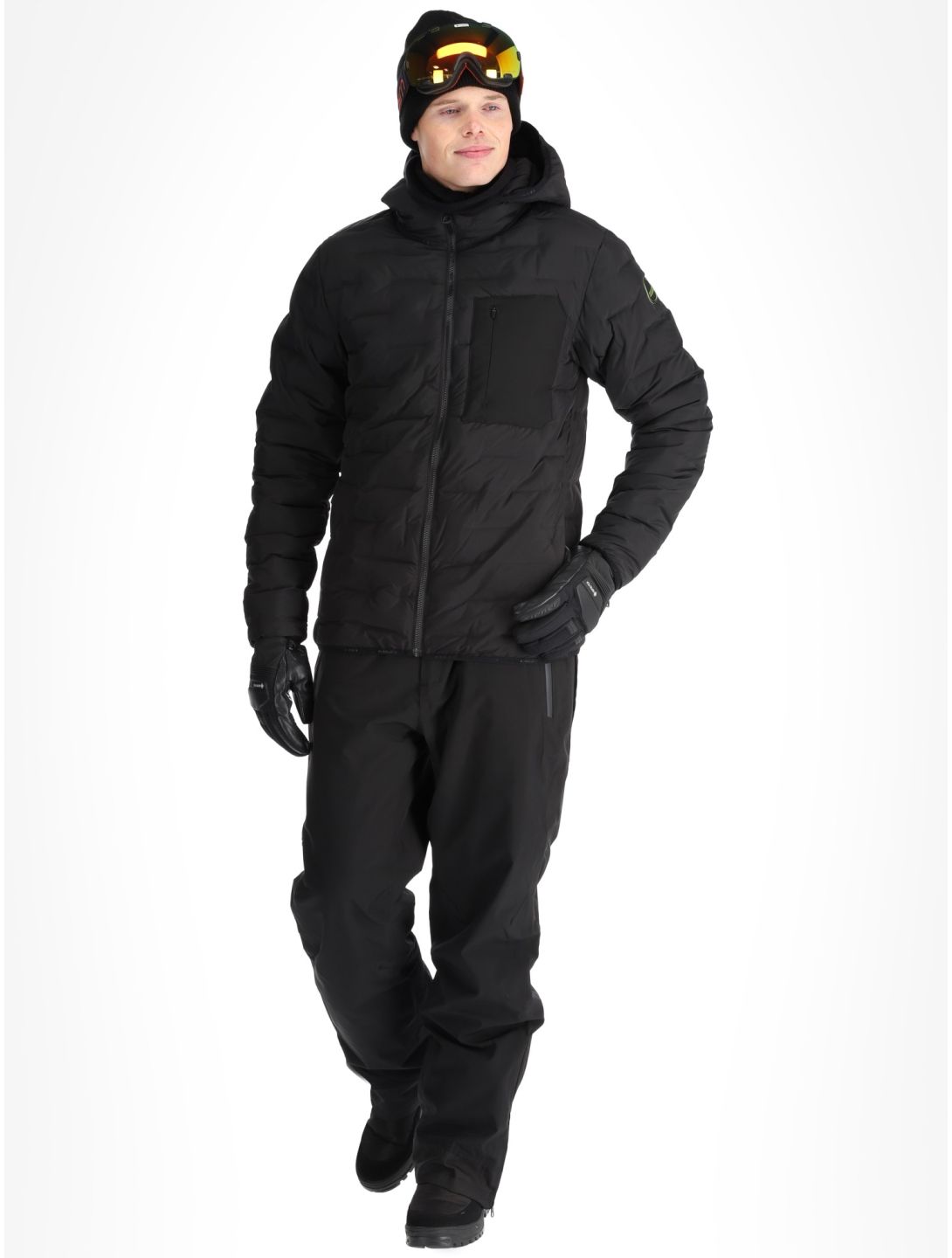 Icepeak, Frontier AA Jas gevoerd heren Black Zwart 