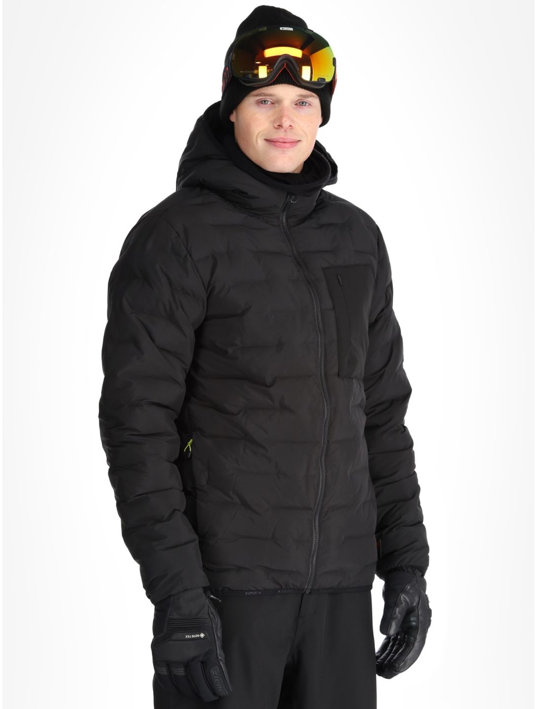 Icepeak, Frontier AA Jas gevoerd heren Black Zwart 