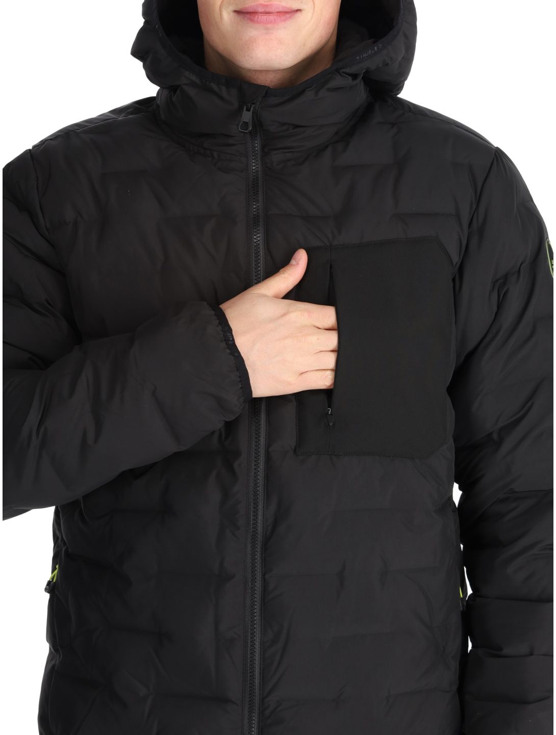 Icepeak, Frontier AA Jas gevoerd heren Black Zwart 