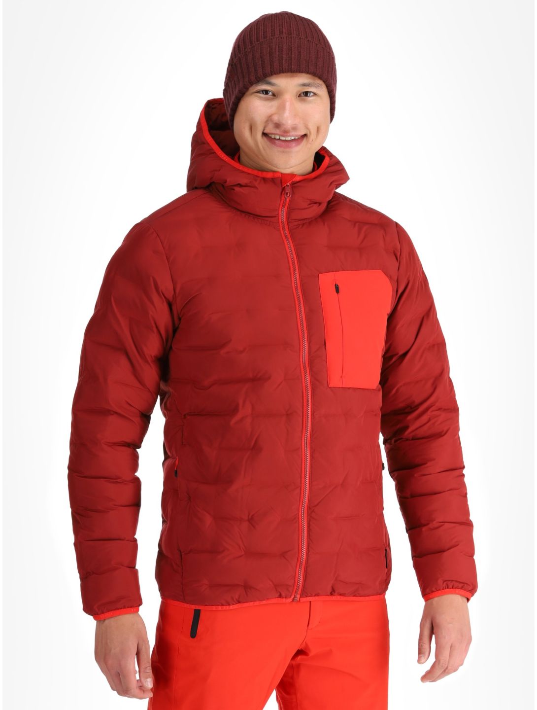 Icepeak, Frontier AA Jas gevoerd heren Cranberry Rood 