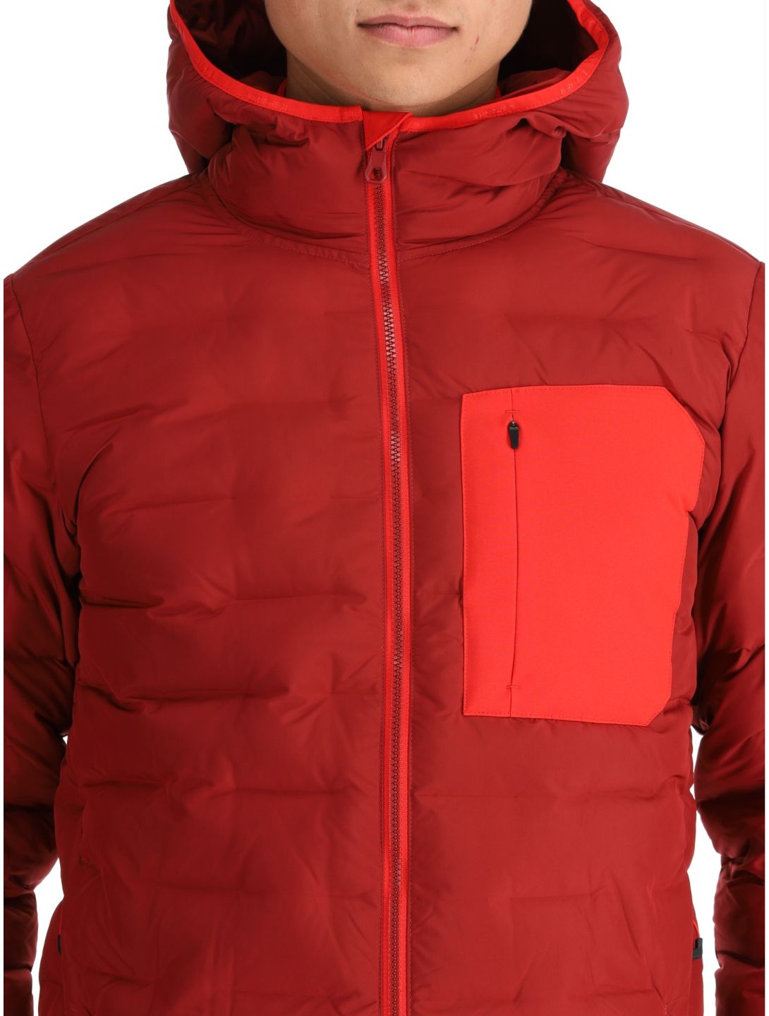 Icepeak, Frontier AA Jas gevoerd heren Cranberry Rood 