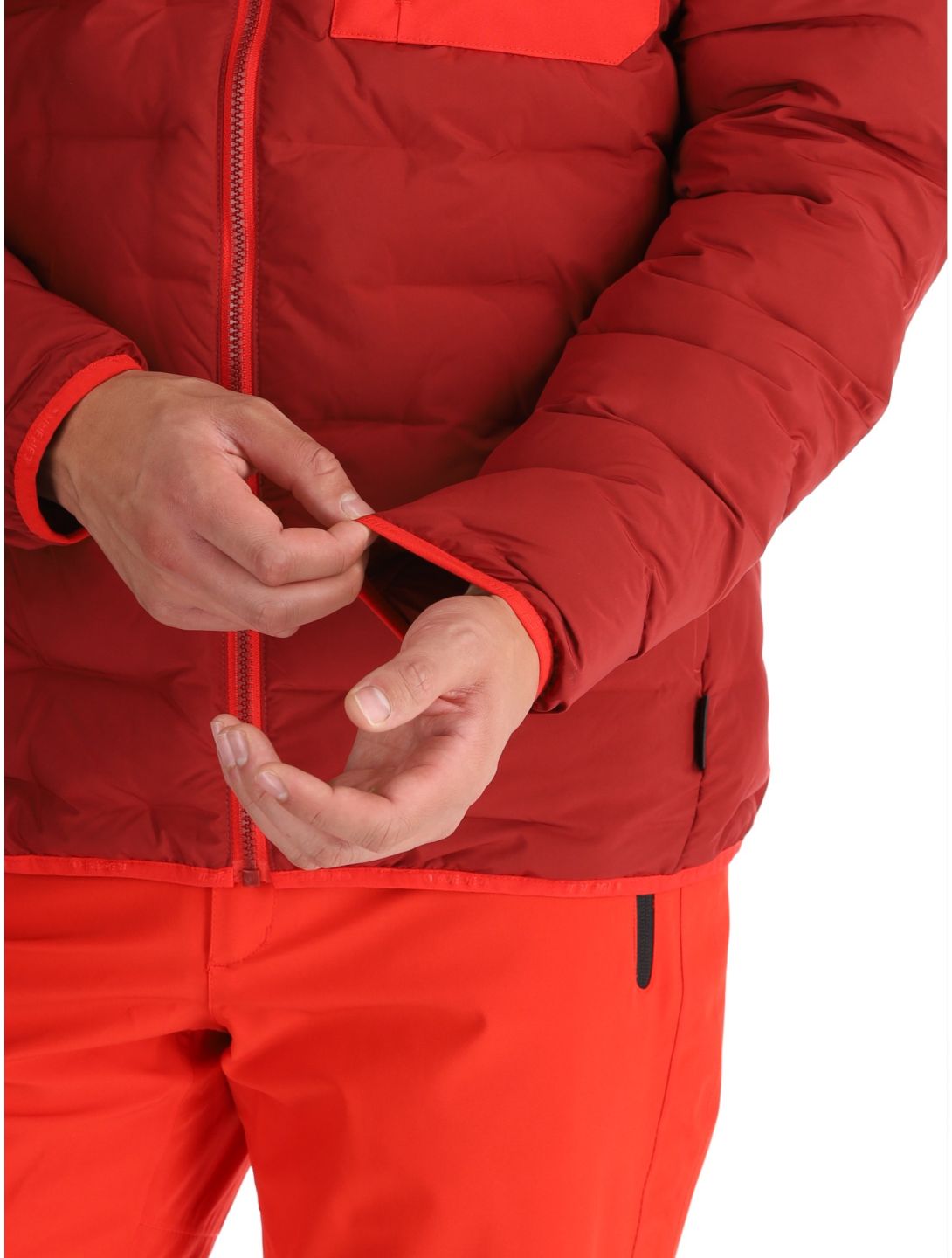 Icepeak, Frontier AA Jas gevoerd heren Cranberry Rood 