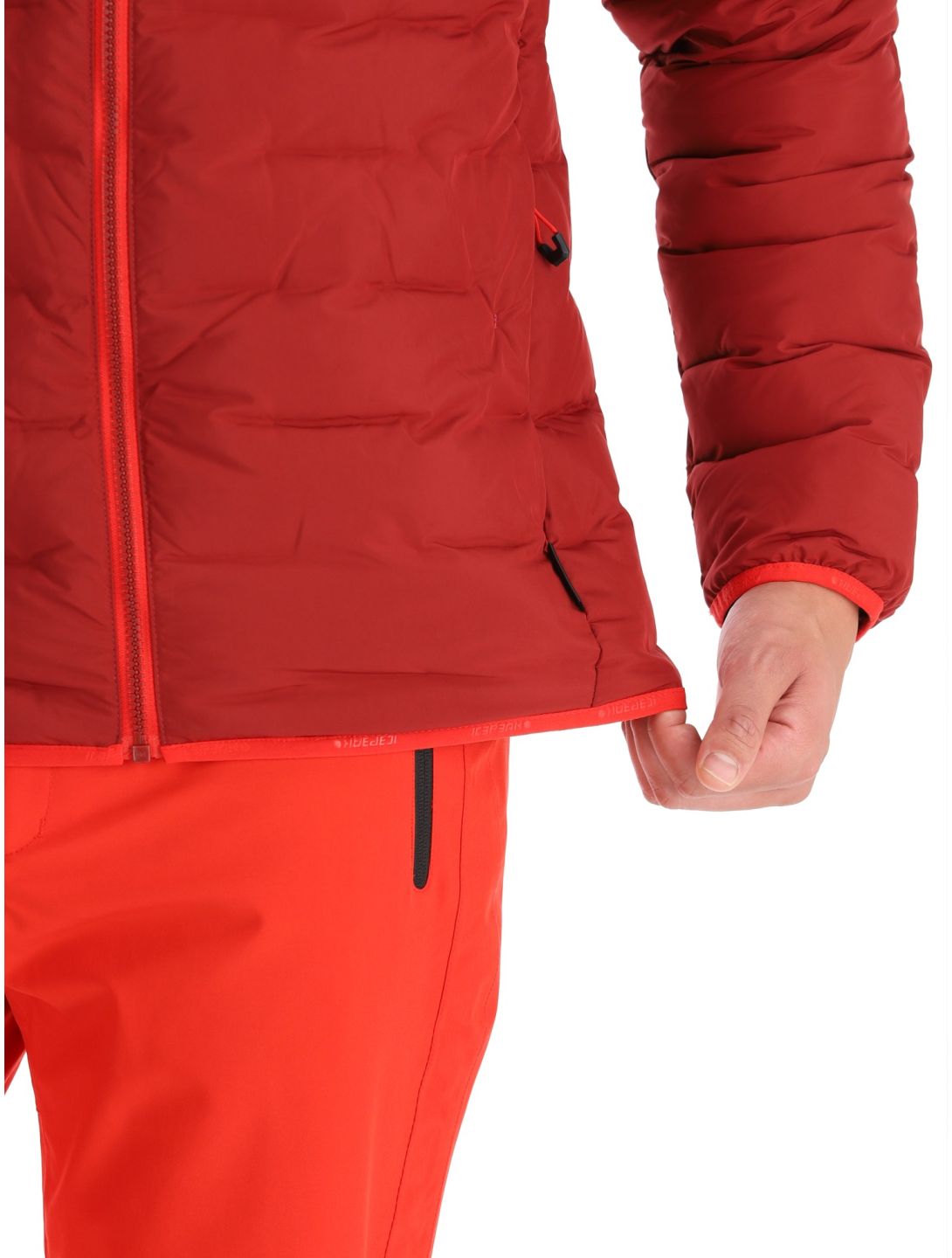 Icepeak, Frontier AA Jas gevoerd heren Cranberry Rood 