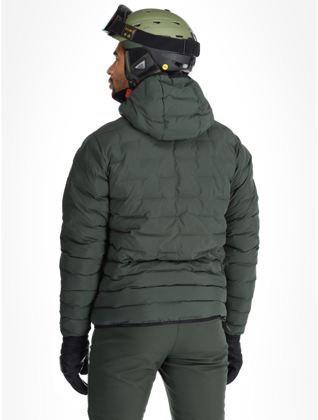 Icepeak, Frontier AA Jas gevoerd heren Dark Olive Groen 