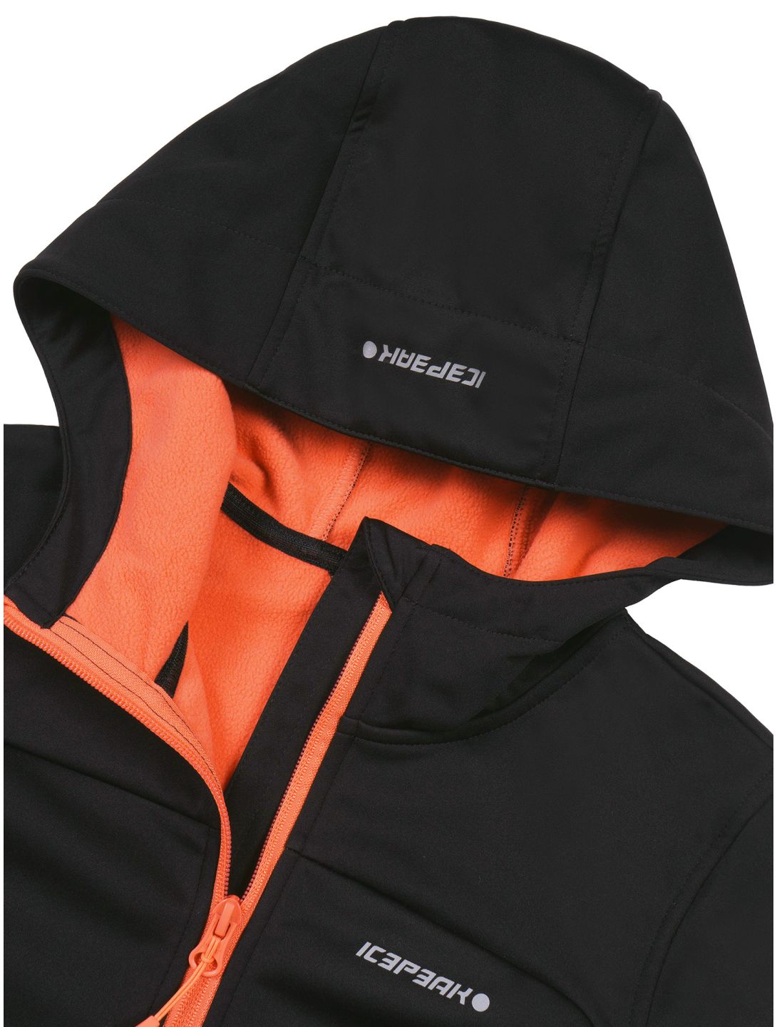 Icepeak, Kleve JR softshell ski-jas kinderen Black zwart 