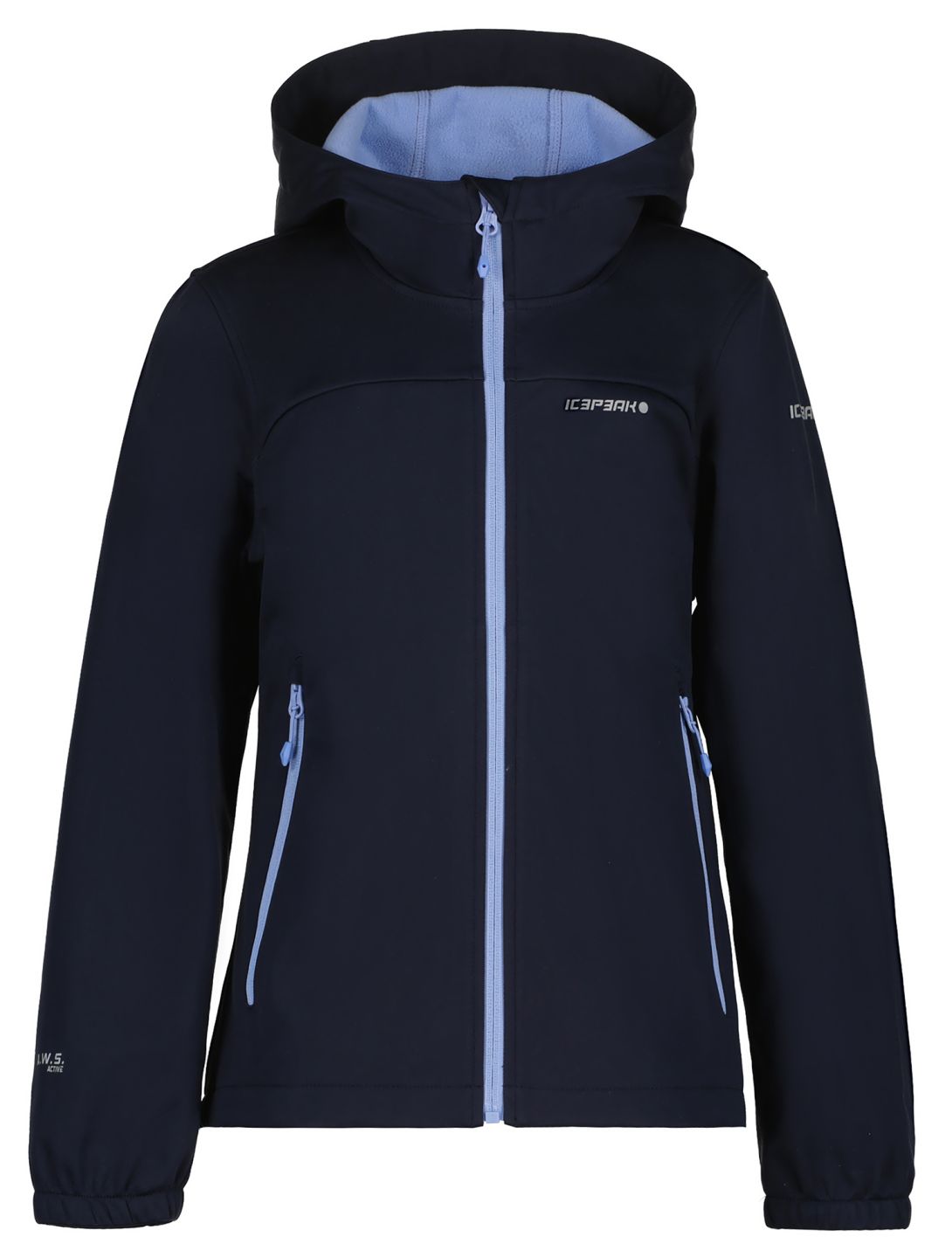 Icepeak, Kleve JR AC Softshell jas kinderen Blue Blauw 