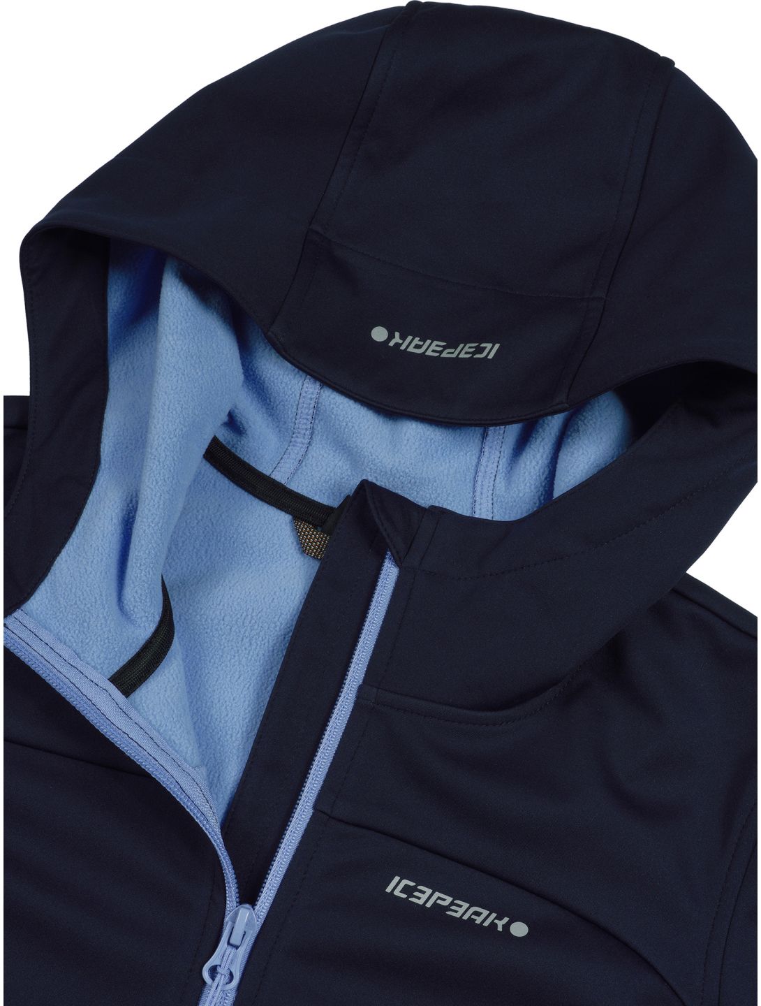 Icepeak, Kleve JR AC Softshell jas kinderen Blue Blauw 