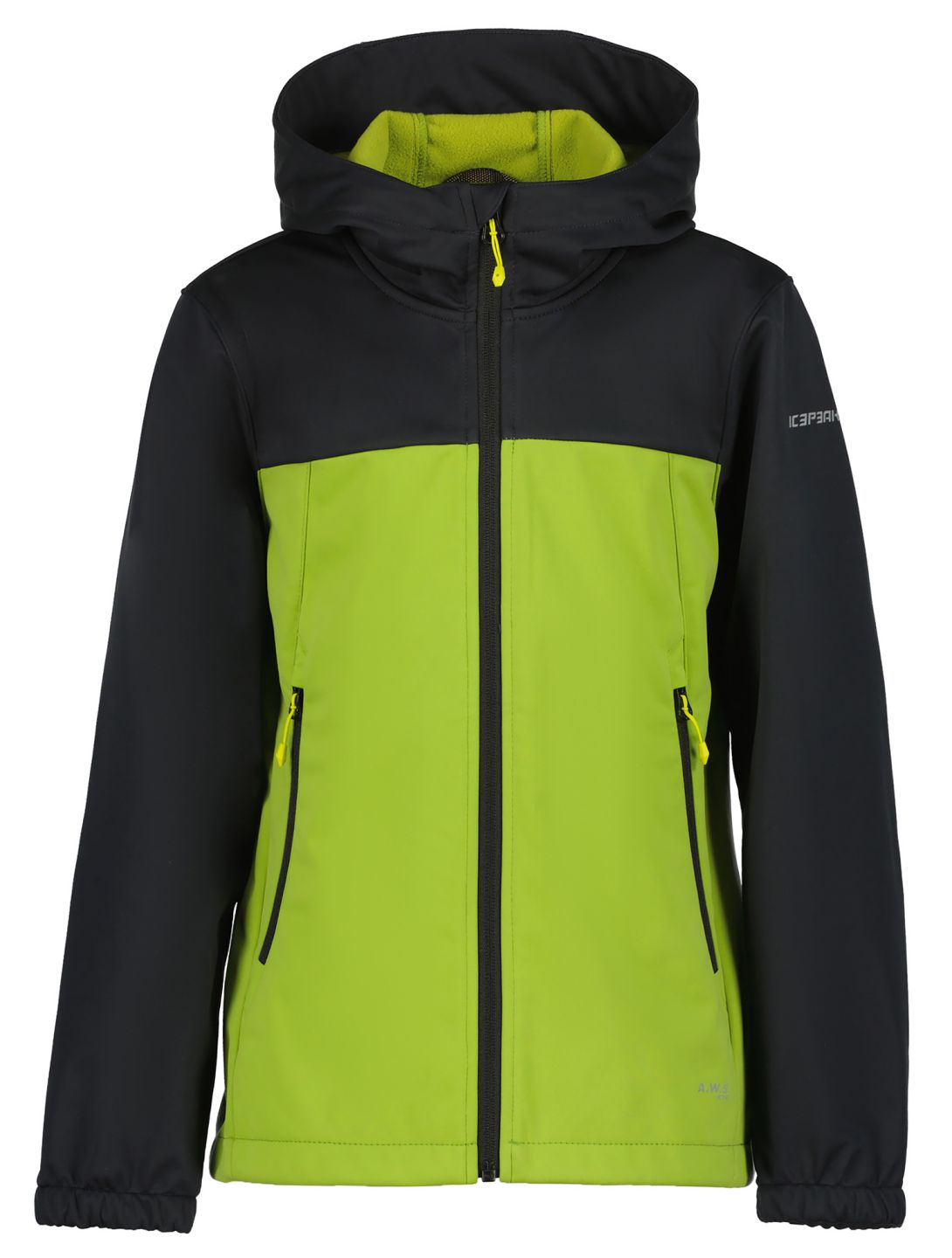 Icepeak, Kline JR AC Softshell jas kinderen Asparagus Groen 