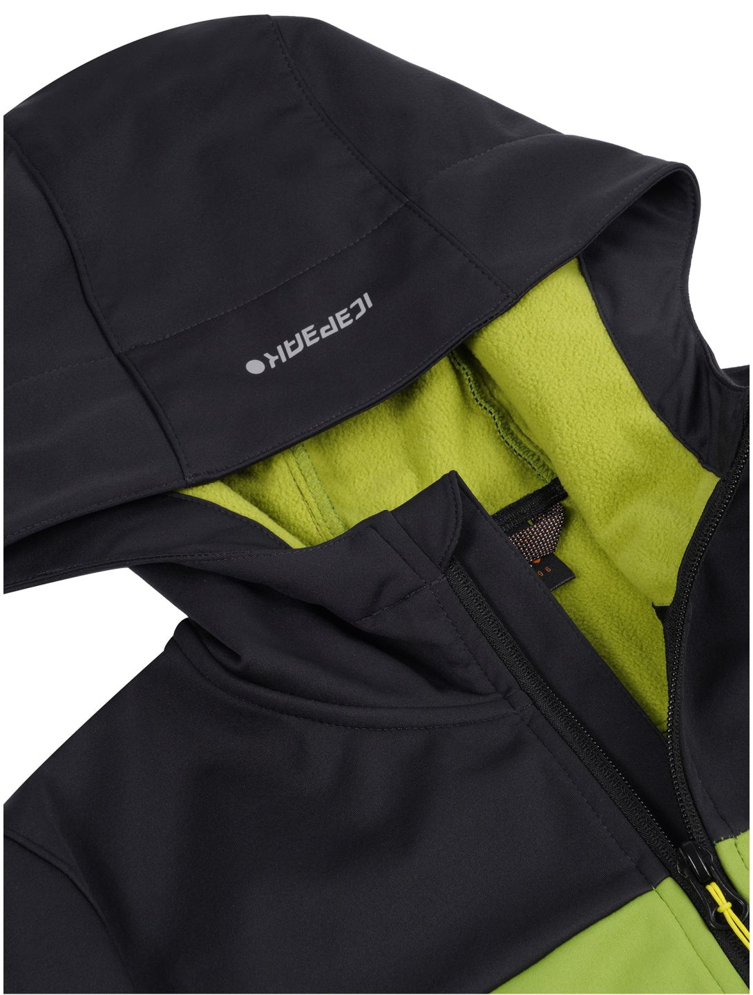 Icepeak, Kline JR AC Softshell jas kinderen Asparagus Groen 