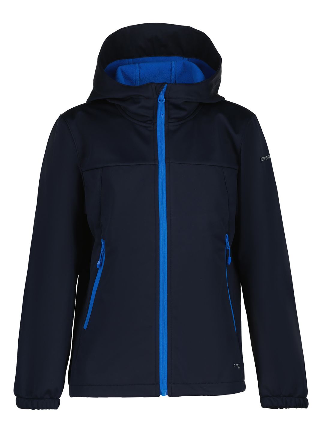 Icepeak, Kline JR softshell ski-jas kinderen Blue blauw 