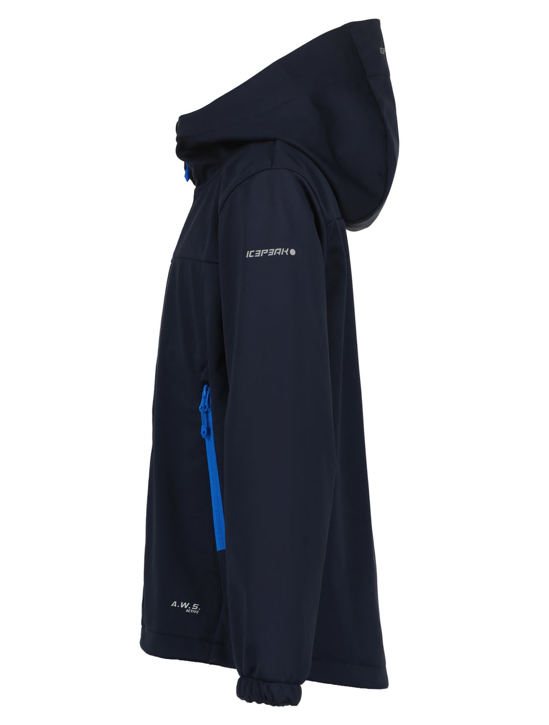 Icepeak, Kline JR softshell ski-jas kinderen Blue blauw 