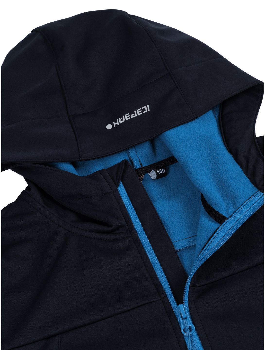 Icepeak, Kline JR softshell ski-jas kinderen Blue blauw 