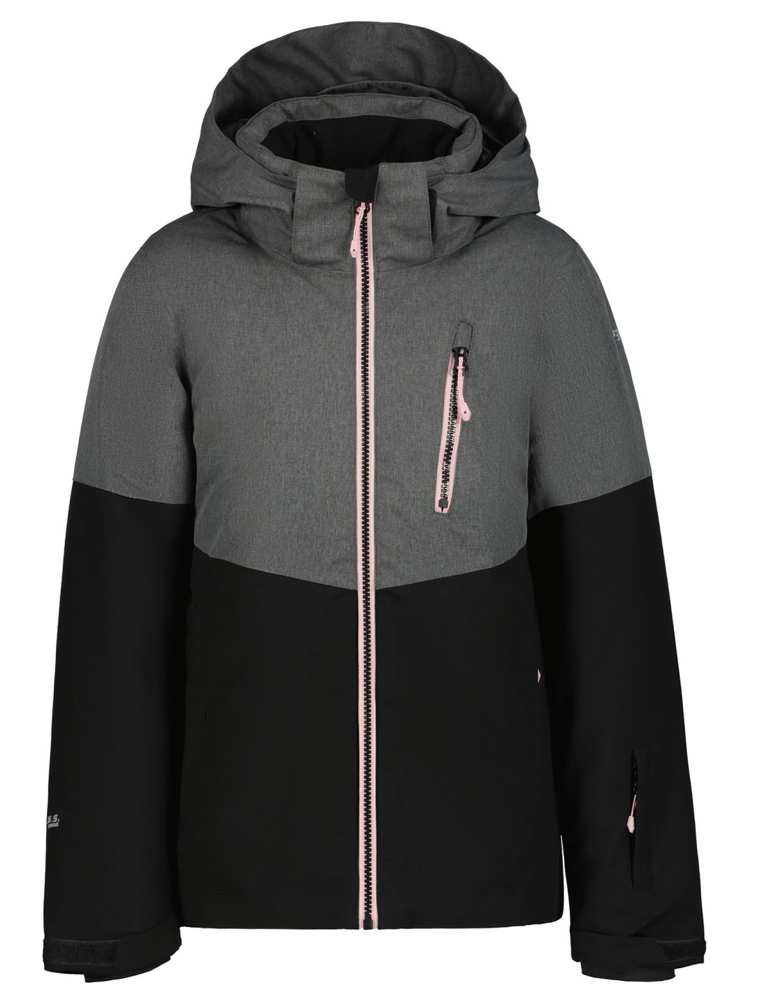 Icepeak, Lanett Jr ski-jas kinderen Black grijs, zwart 