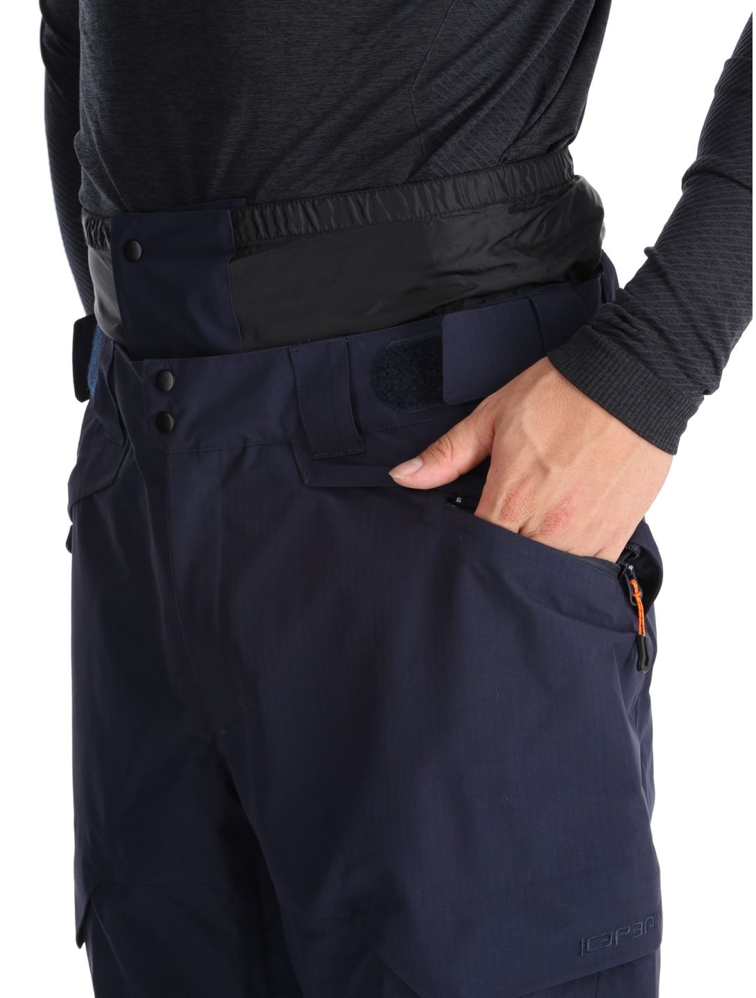 Icepeak, Yakov hardshell skibroek heren Dark Blue blauw 