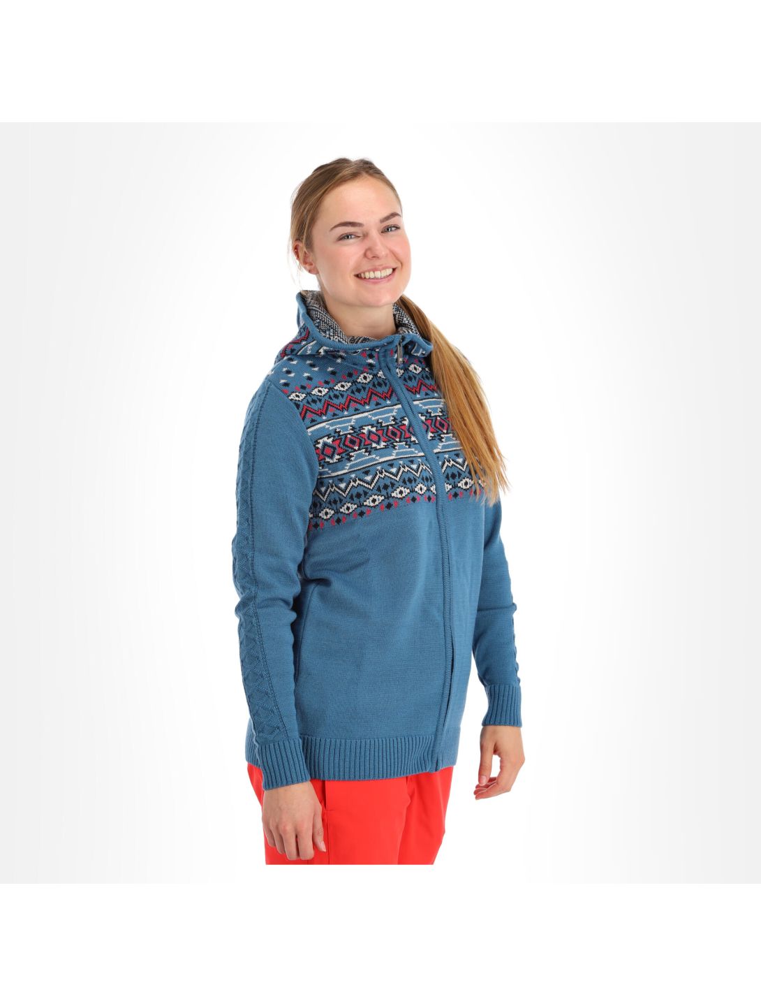 Kama, Sweater Womens vest dames Blauw