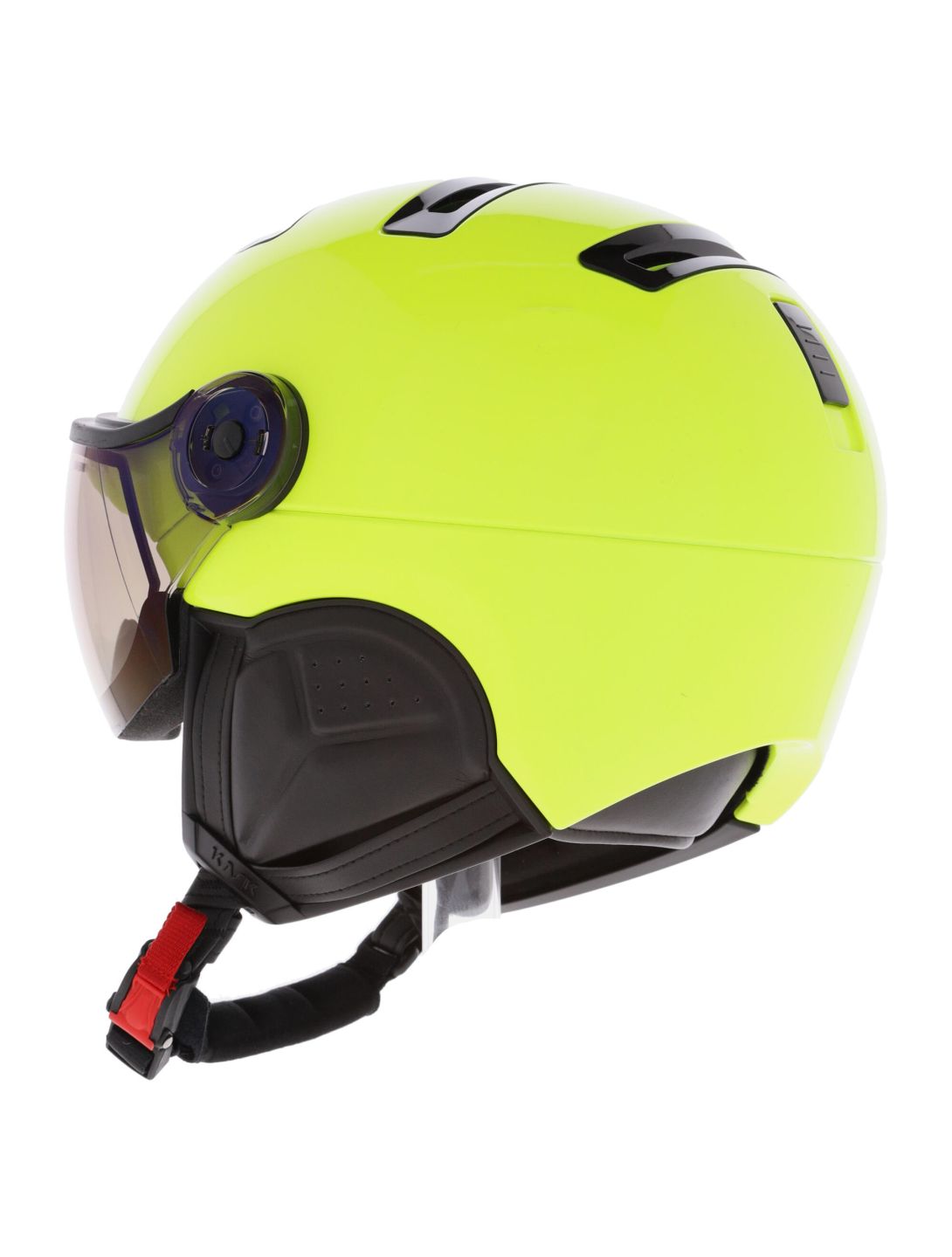 Kask, Piuma-R Firefly skihelm met vizier unisex Yellow geel 