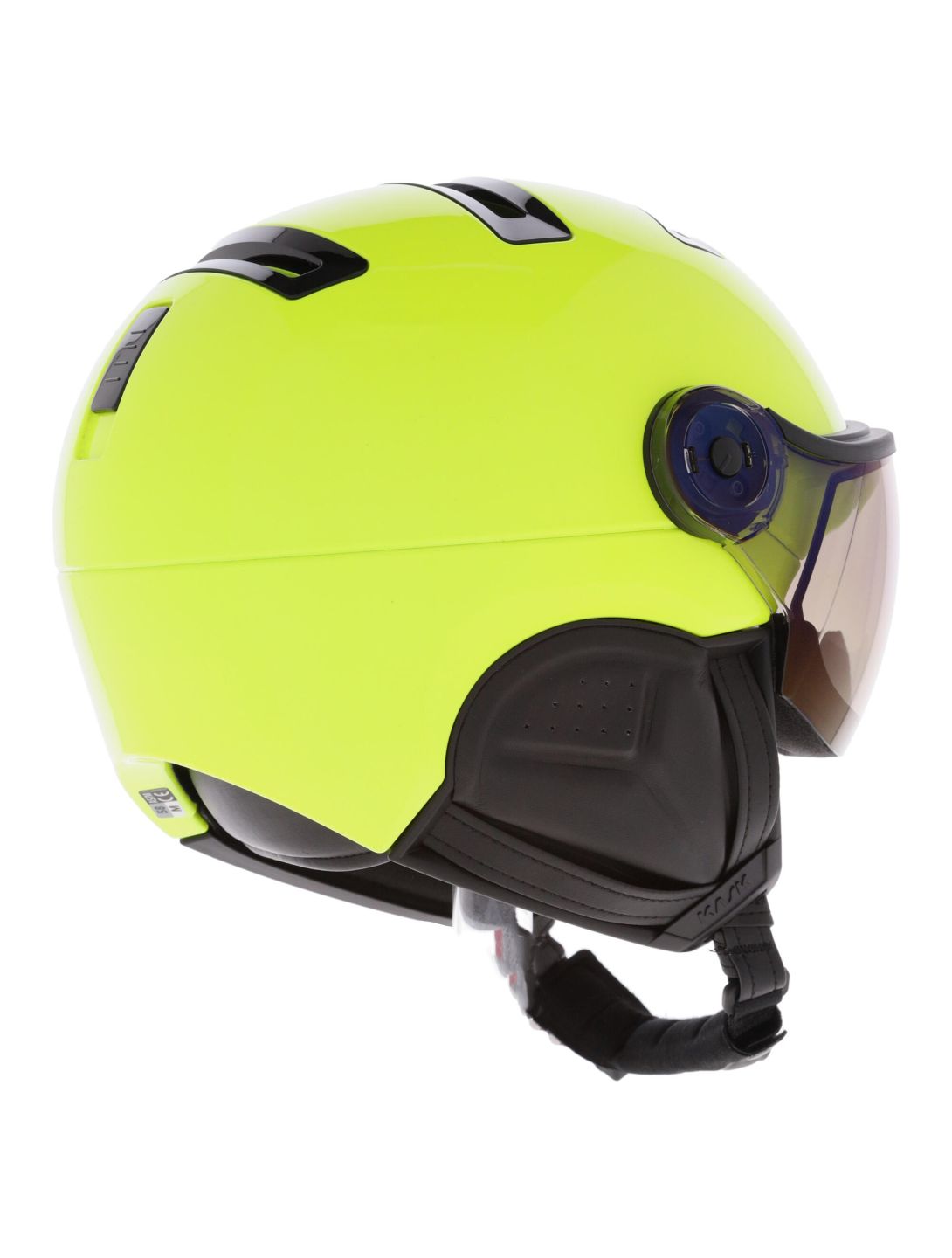 Kask, Piuma-R Firefly skihelm met vizier unisex Yellow geel 