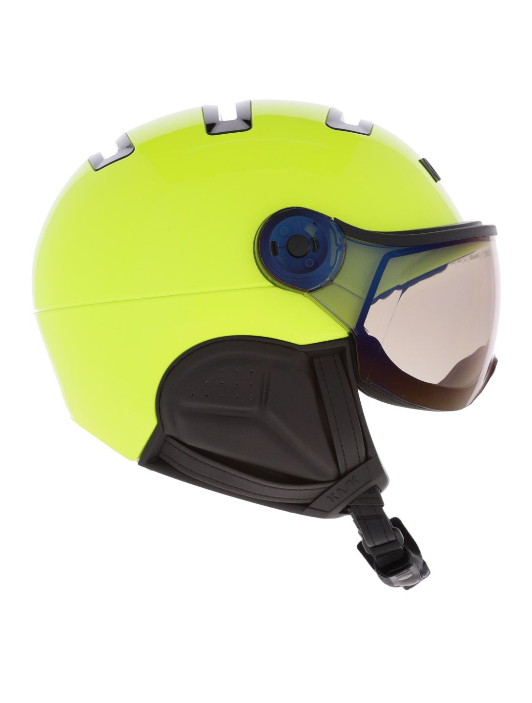 Kask, Piuma-R Firefly skihelm met vizier unisex Yellow geel 