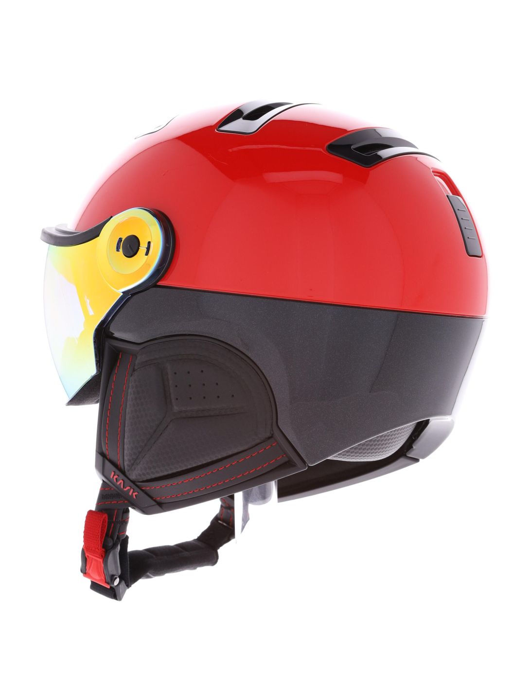 Kask, Piuma R Montecarlo skihelm met vizier unisex Red rood 