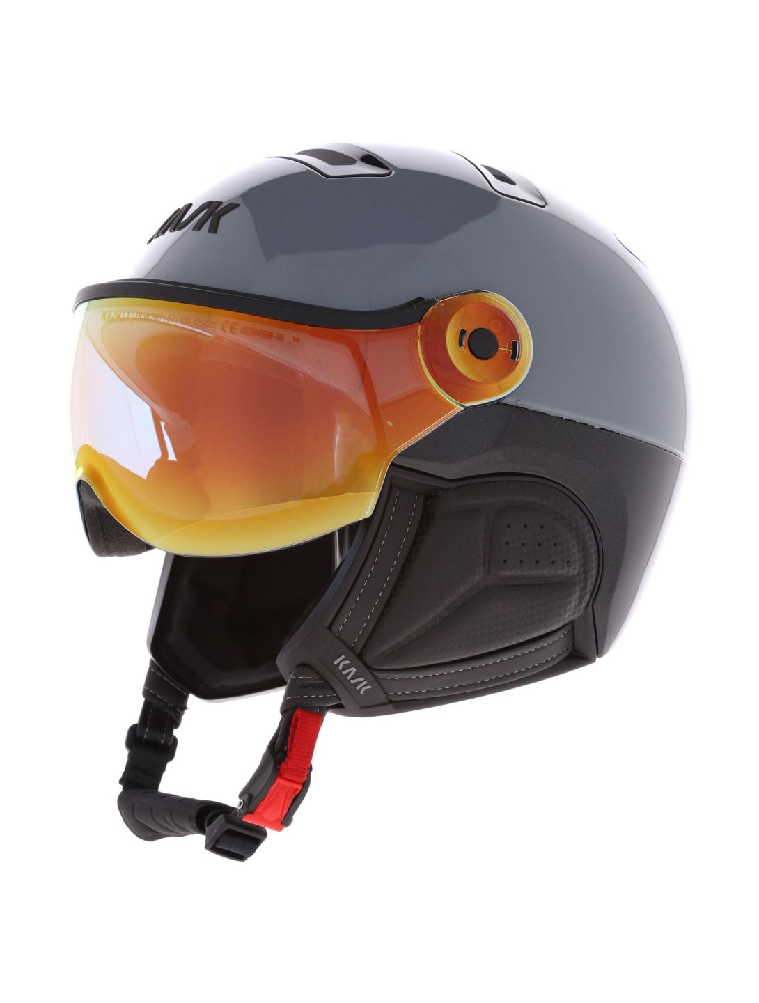 Kask, Piuma R Montecarlo skihelm met vizier unisex Grey grijs 