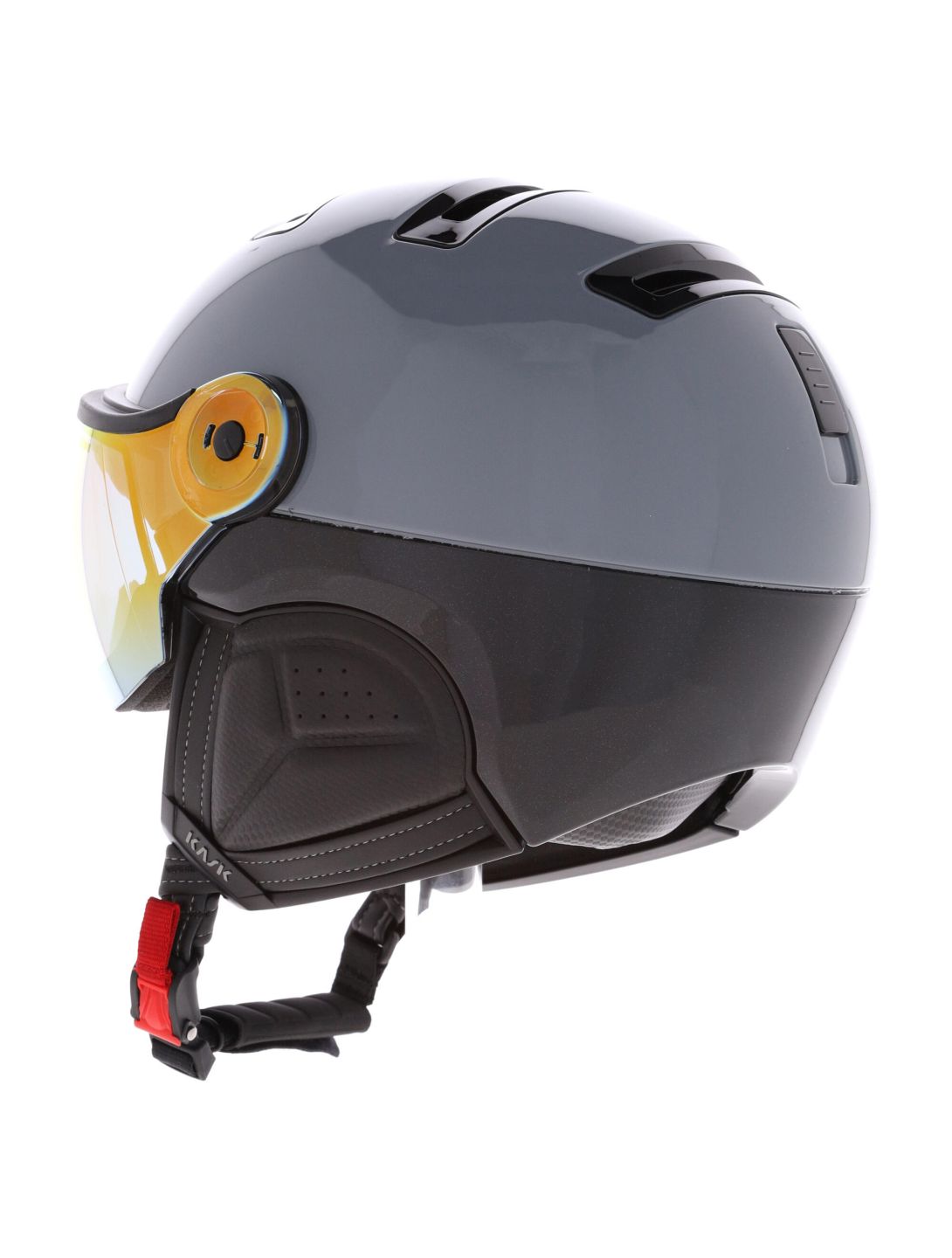 Kask, Piuma R Montecarlo skihelm met vizier unisex Grey grijs 