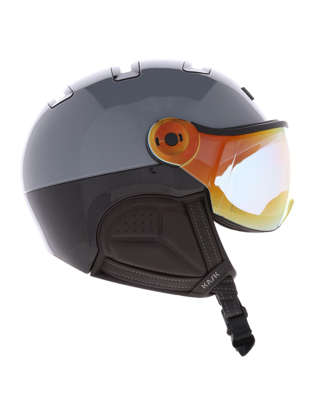 Kask, Piuma R Montecarlo skihelm met vizier unisex Grey grijs 