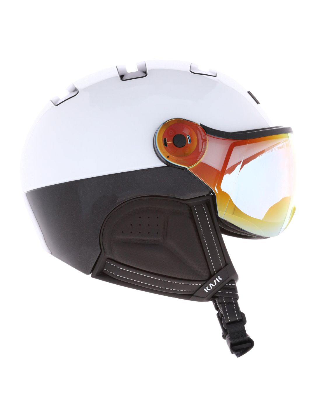 Kask, Piuma R Montecarlo skihelm met vizier unisex White wit 