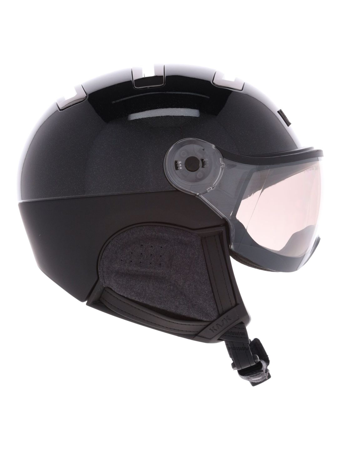 Kask, Piuma-R Chrome Visor OA Vizierhelmen unisex Black Zwart 