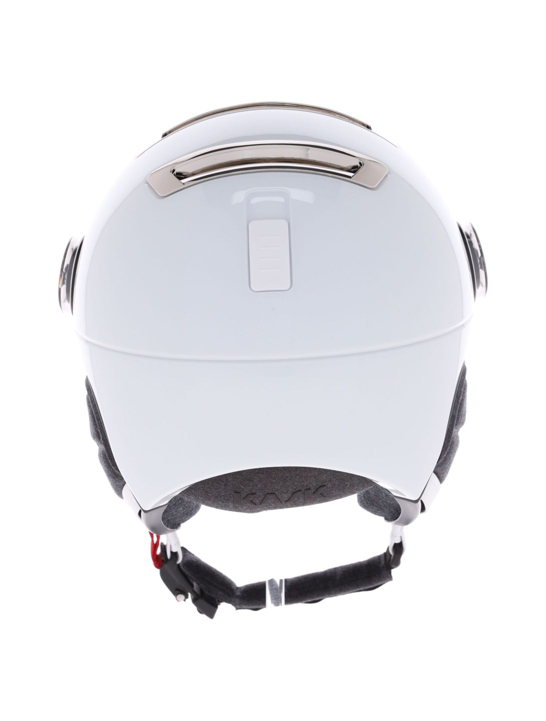 Kask, Piuma-R Chrome Visor OA Vizierhelmen unisex White/Silver Wit, Zilver 