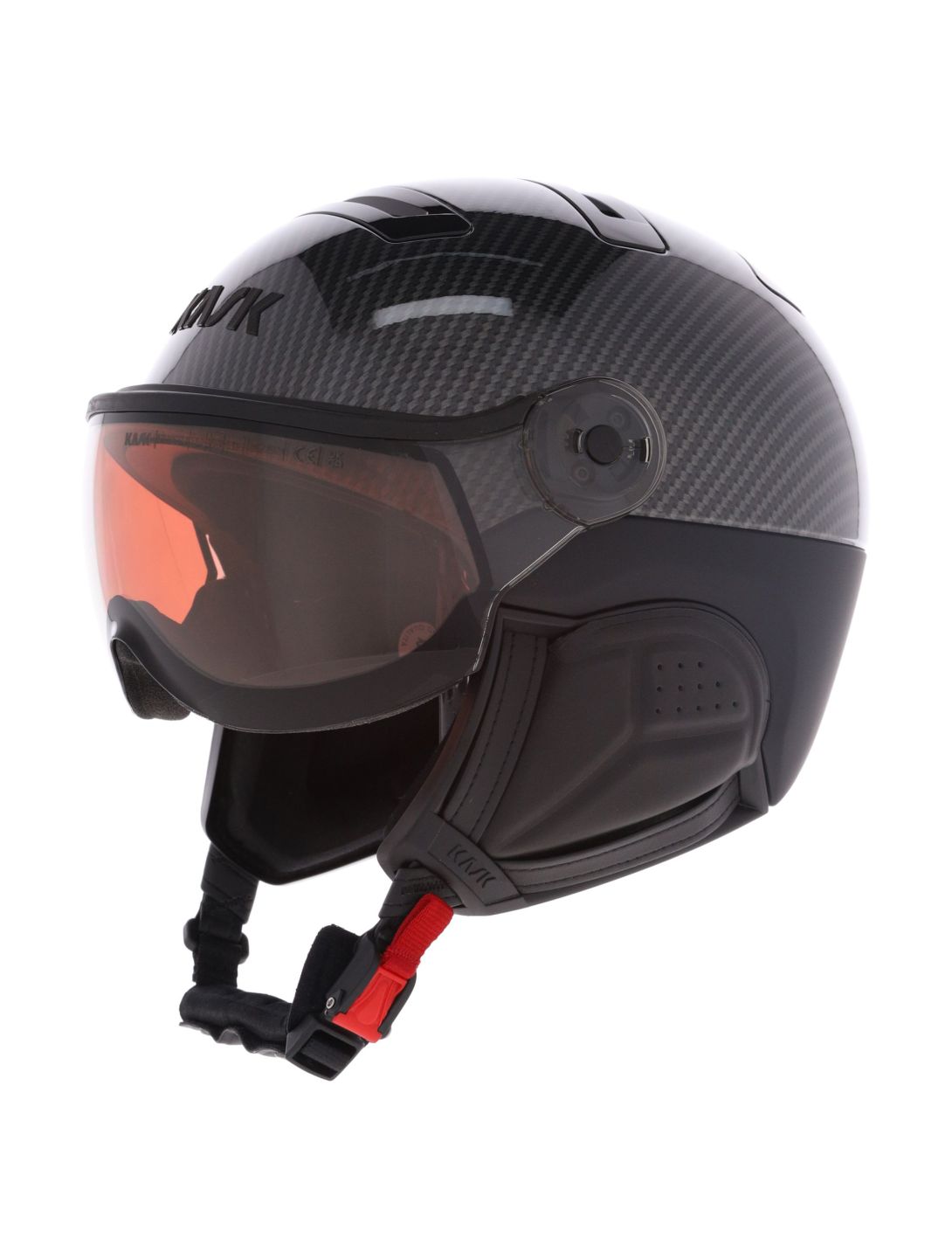 Kask, Piuma-R Elite OA Vizierhelmen unisex Carbon/Black Zwart 